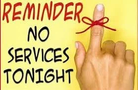 No Evening Service