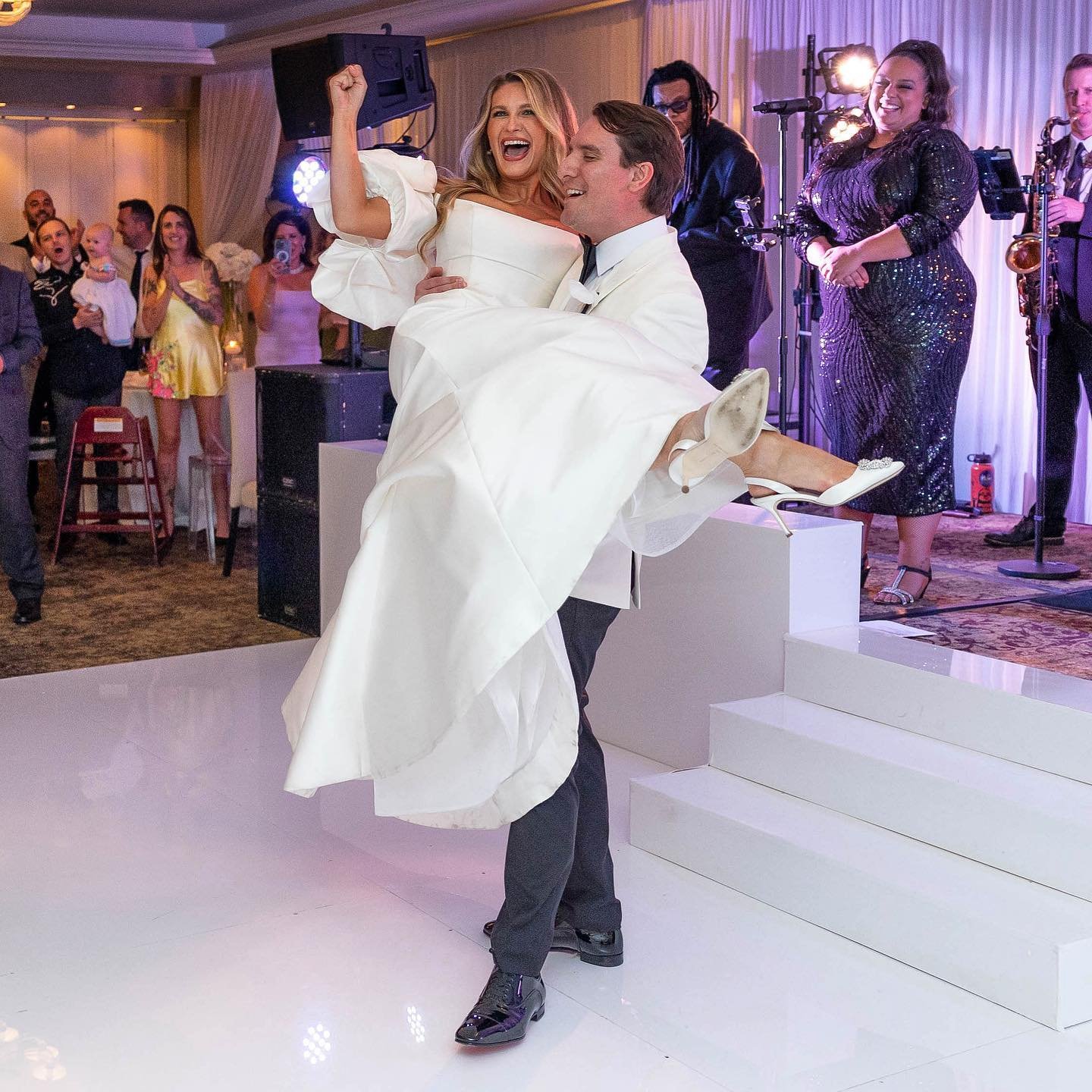 Congratulations to our fabulous Morgan &amp; David #justmarried 🤍

It looks like you had an absolute ball on the dance floor and loved every minute of your First Dance. We hope you had the most wonderful celebrations in Texas. 

Photographer @randim