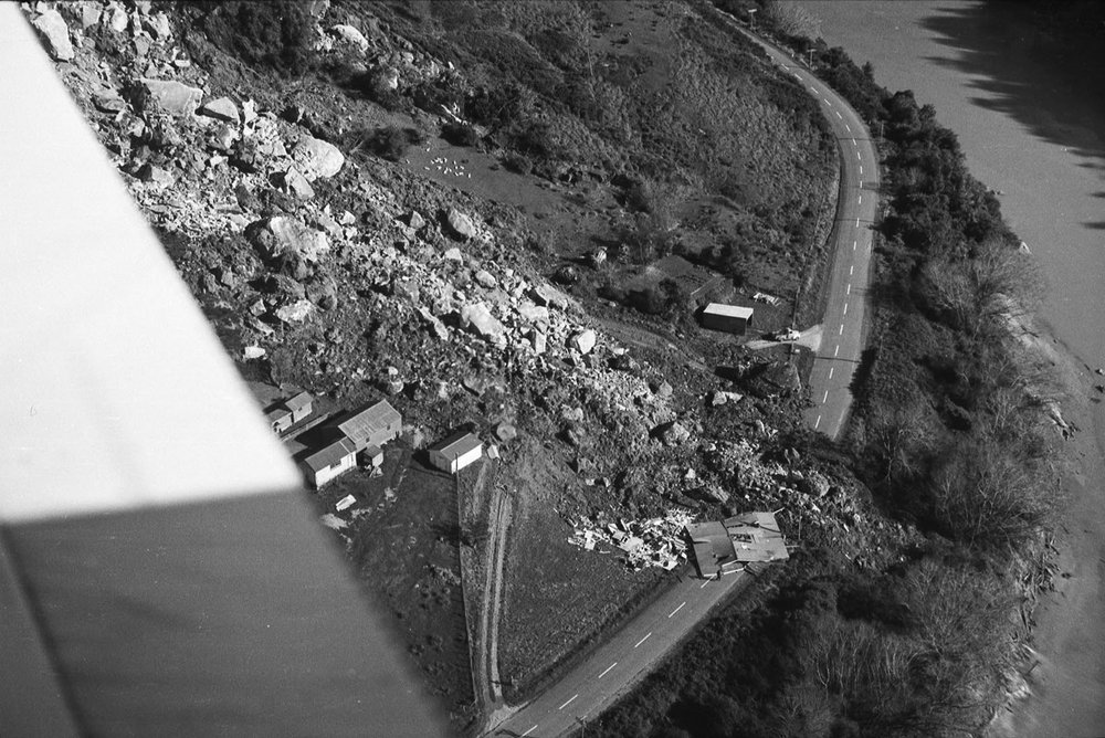 Inangahua Earthquake in Buller, June 1968. Nelson Provincial Museum, Geoffrey C Wood Collection: GCW2.5417_fr20