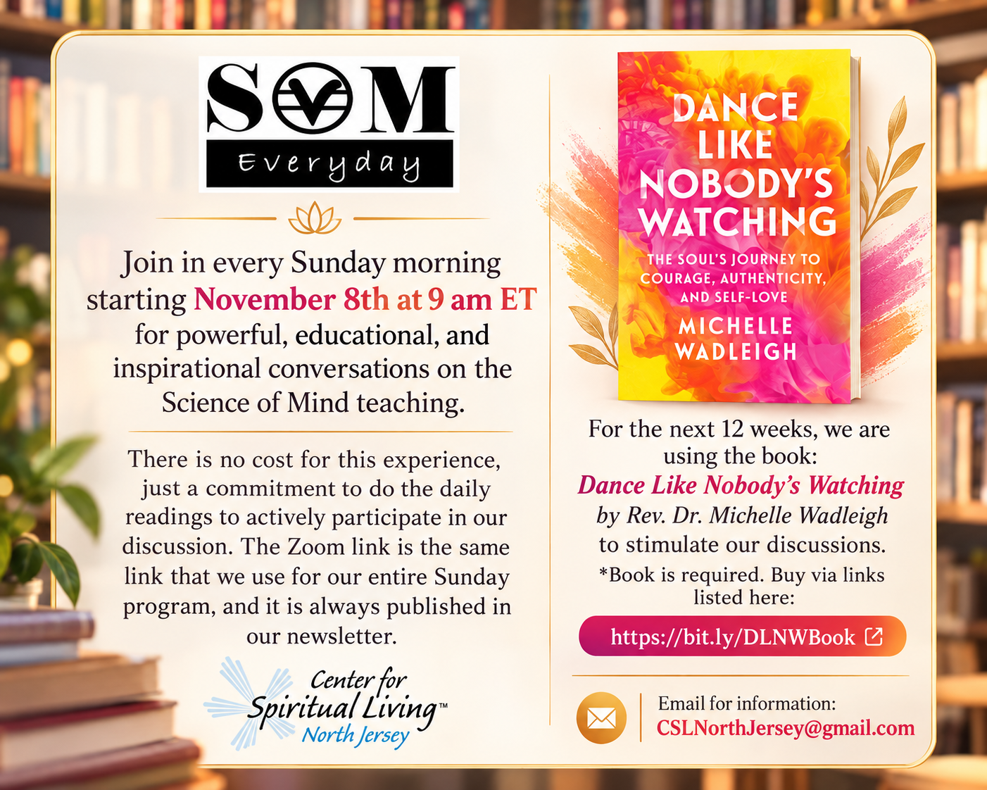 Science of Mind Everyday (S.O.M.E.) Sunday