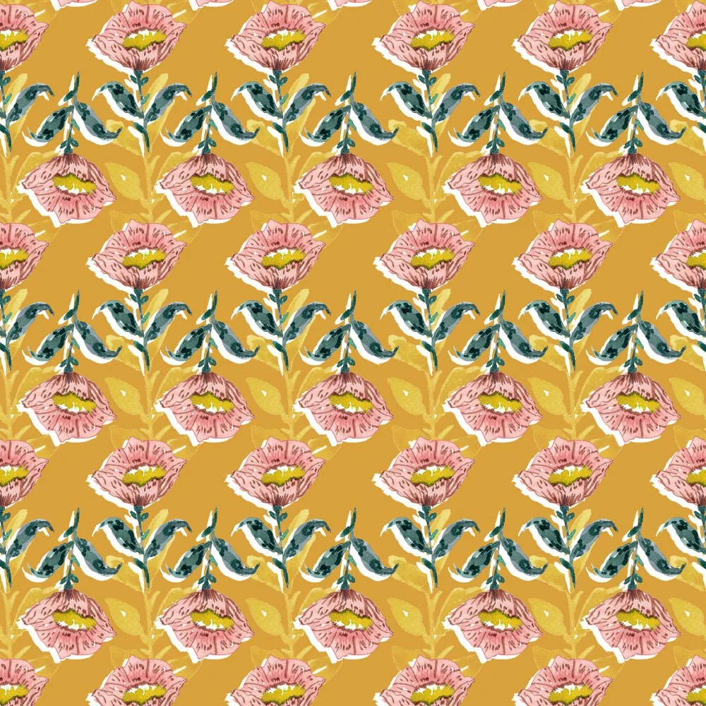 Vintage Pink Floral - Raster