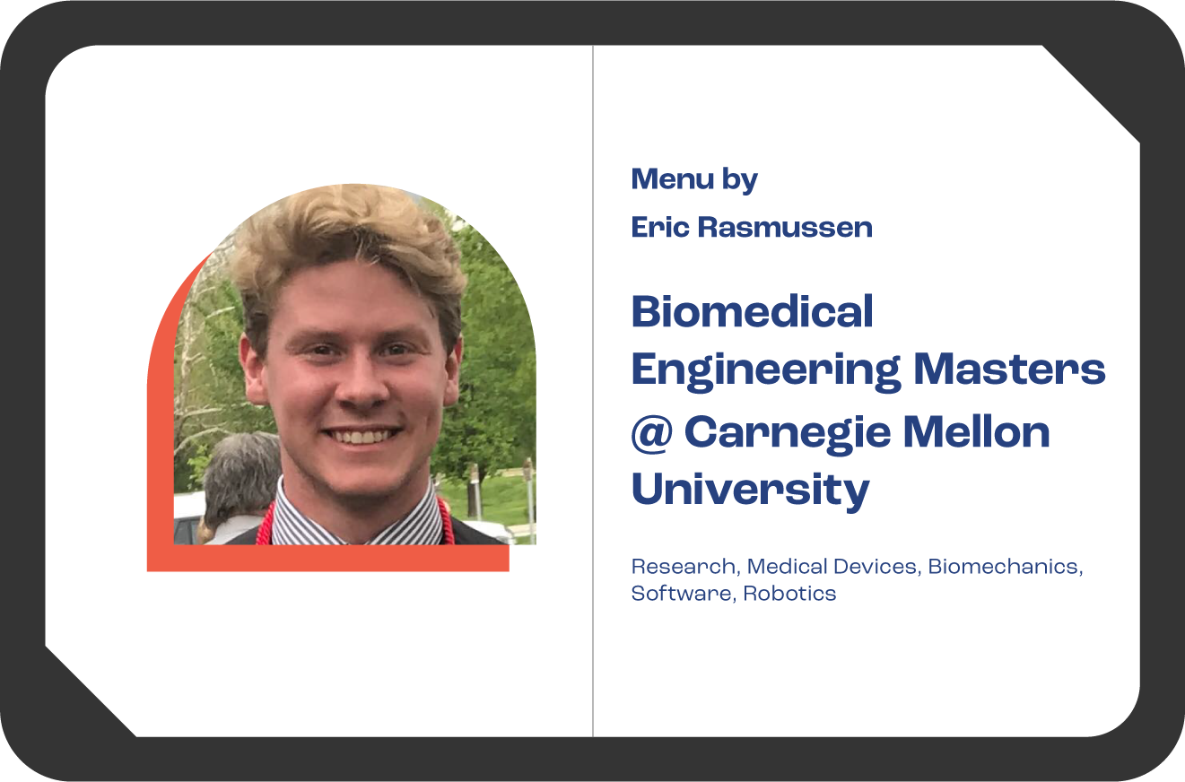Eric Rasmussen | Biomedical Engineering Master's Student @ Carnegie ...