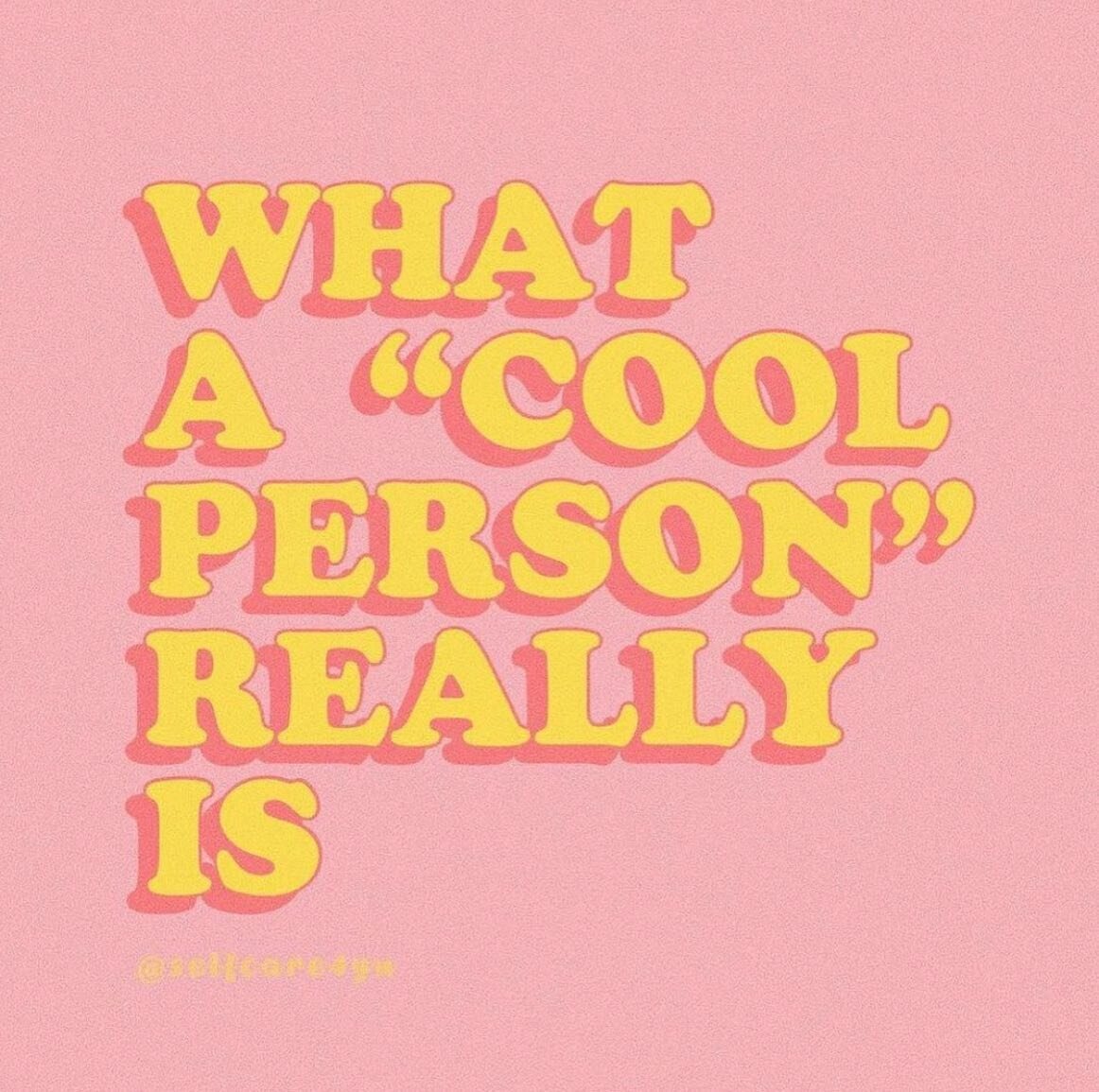Be cool. 😎

#repostfrom @selfcare4yu 

#selfcarefirst #selfcarefam #healthyrelationships #mentalwellbeing #perspectiveiseverything