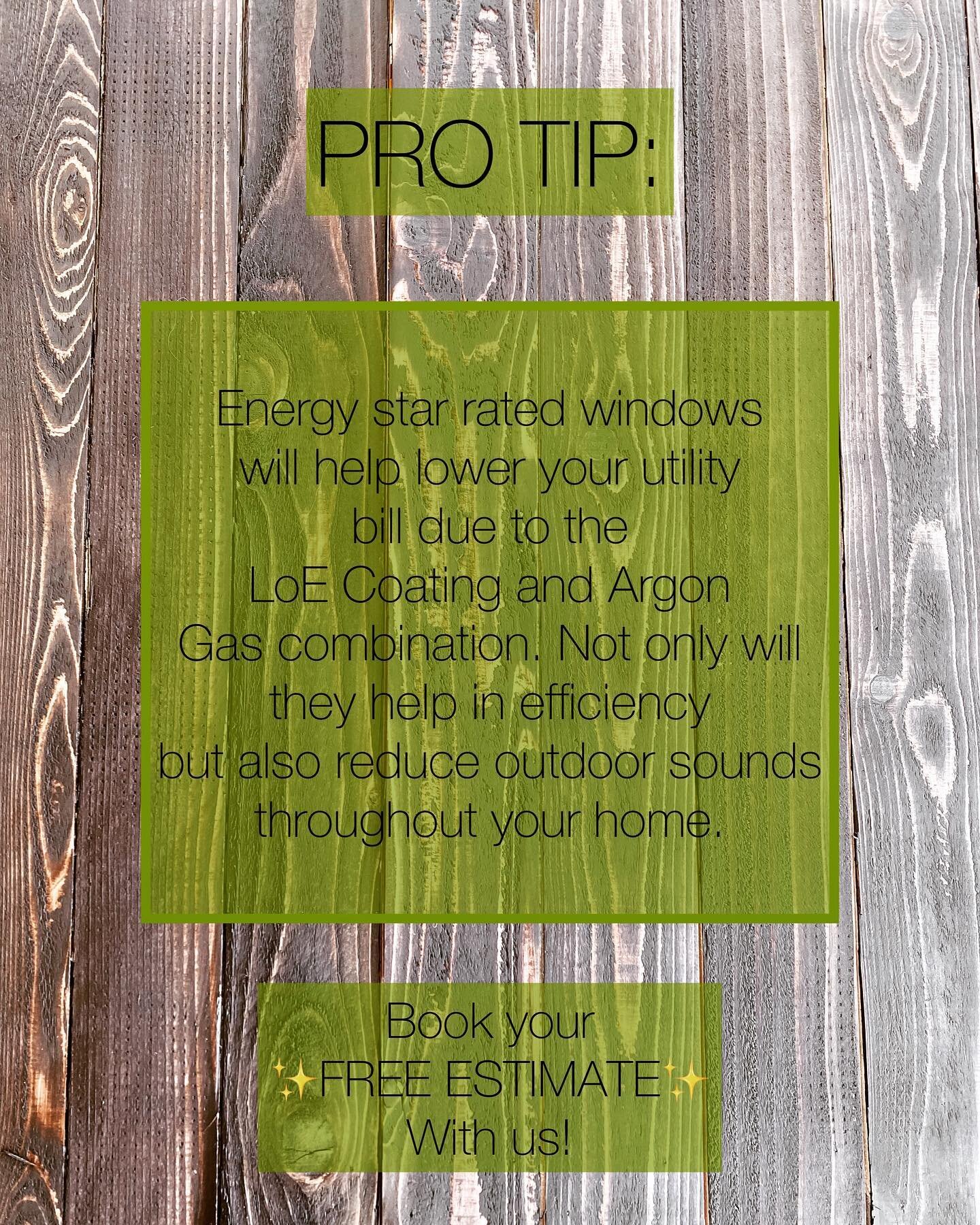 Follow us for more tips! 🪟✨#MileHighWindows 🌲
PRO TIP: Energy star rated windows will help lower your utility bill due to the LoE Coating and Argon Gas combination. Not only will they help in efficiency but also reduce outdoor sounds throughout you