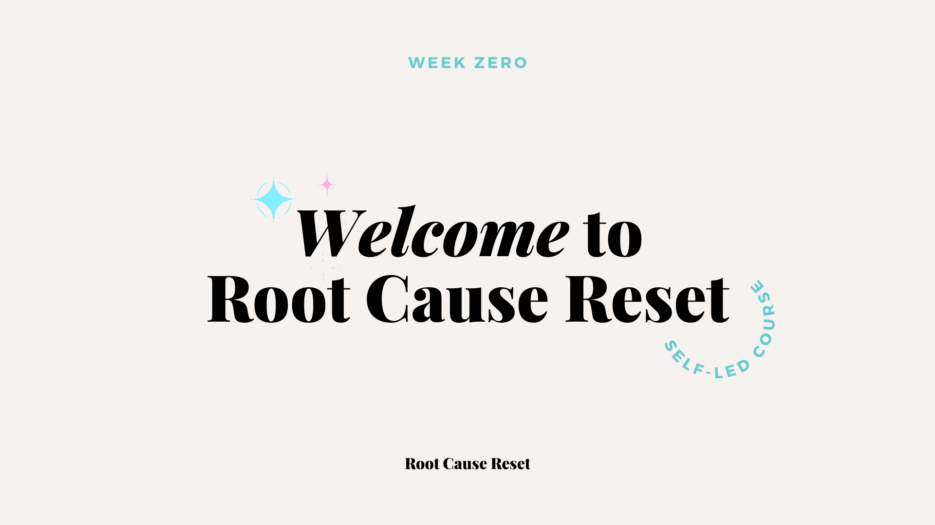 Week 0: Welcome to RCR