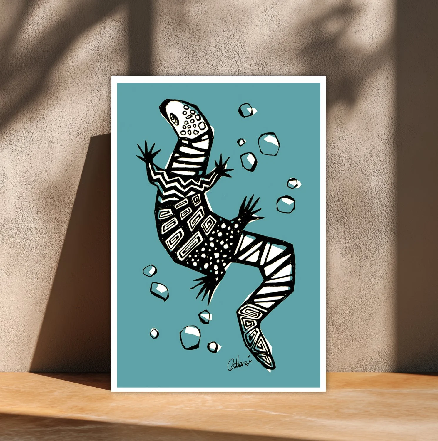 Gila Monster Spirit Print