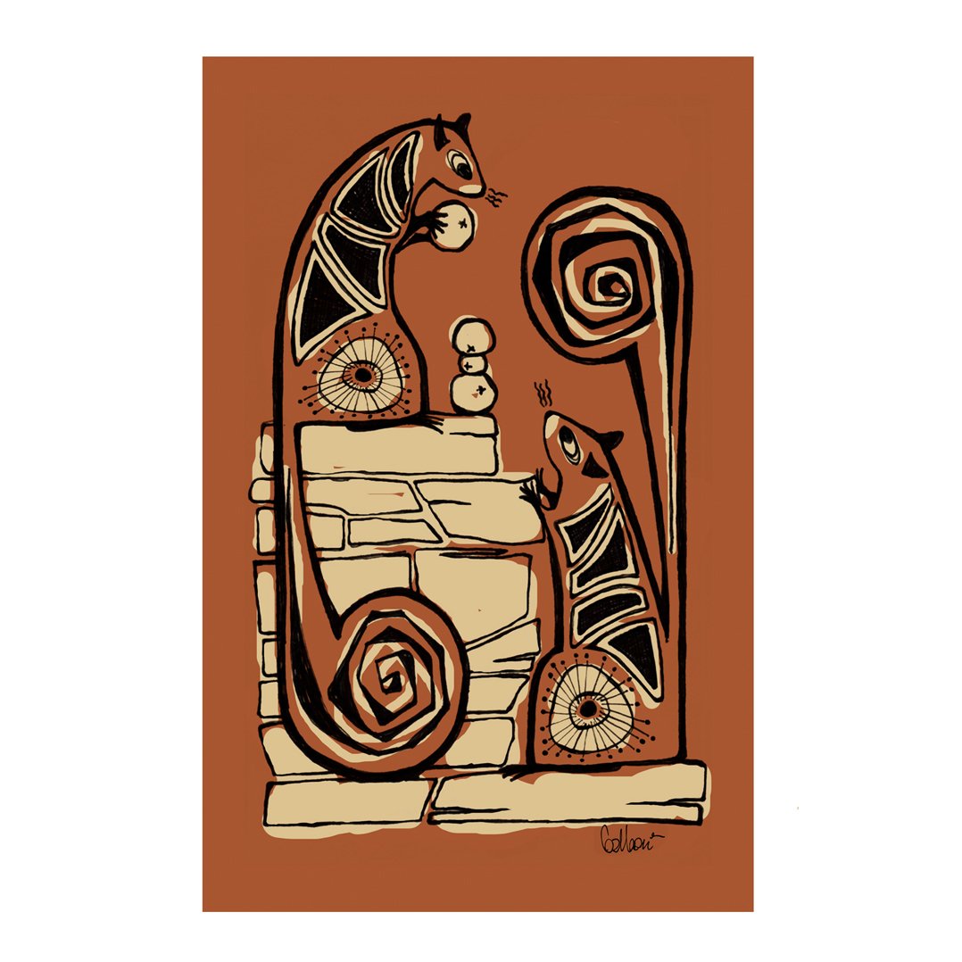 Squirrel Spirit Card