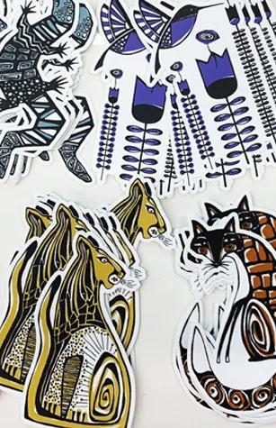 Spirit & Totem Desert Animals Stickers
