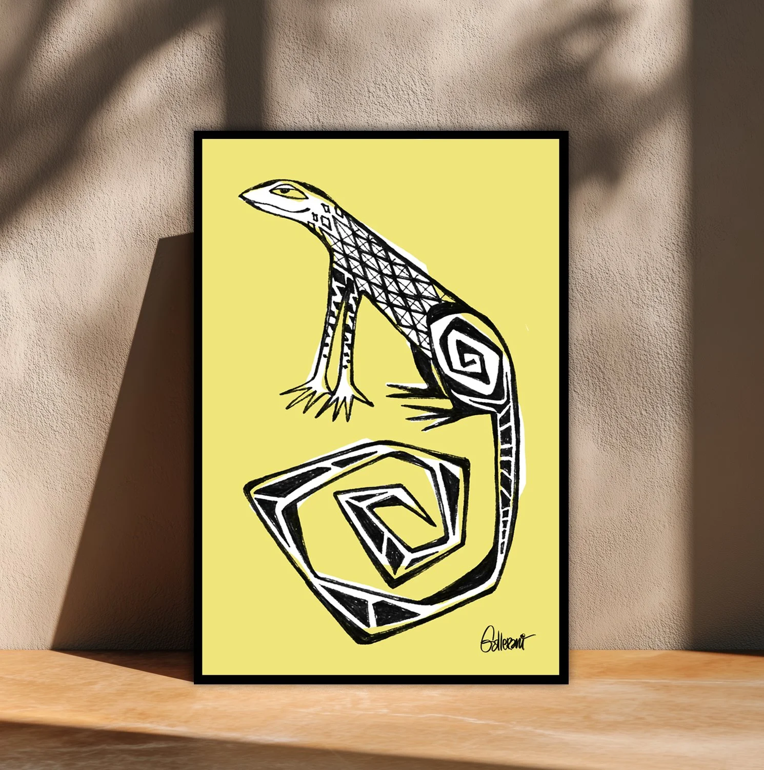 Lizard Spirit Print