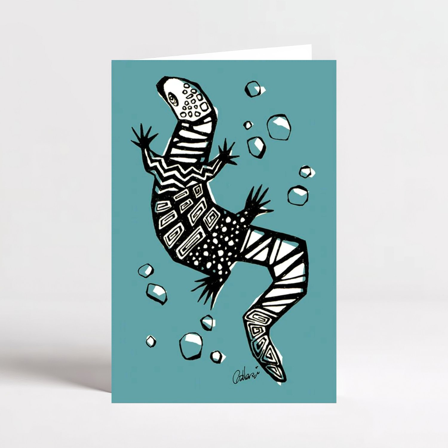 Gila Monster Spirit Card