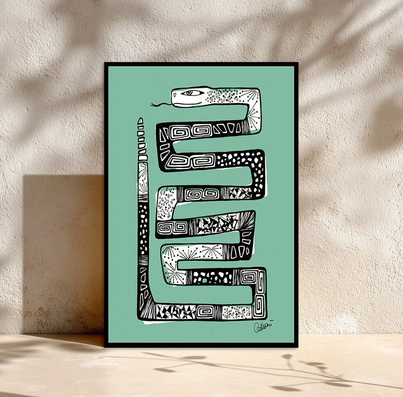 Rattlesnake Spirit Print