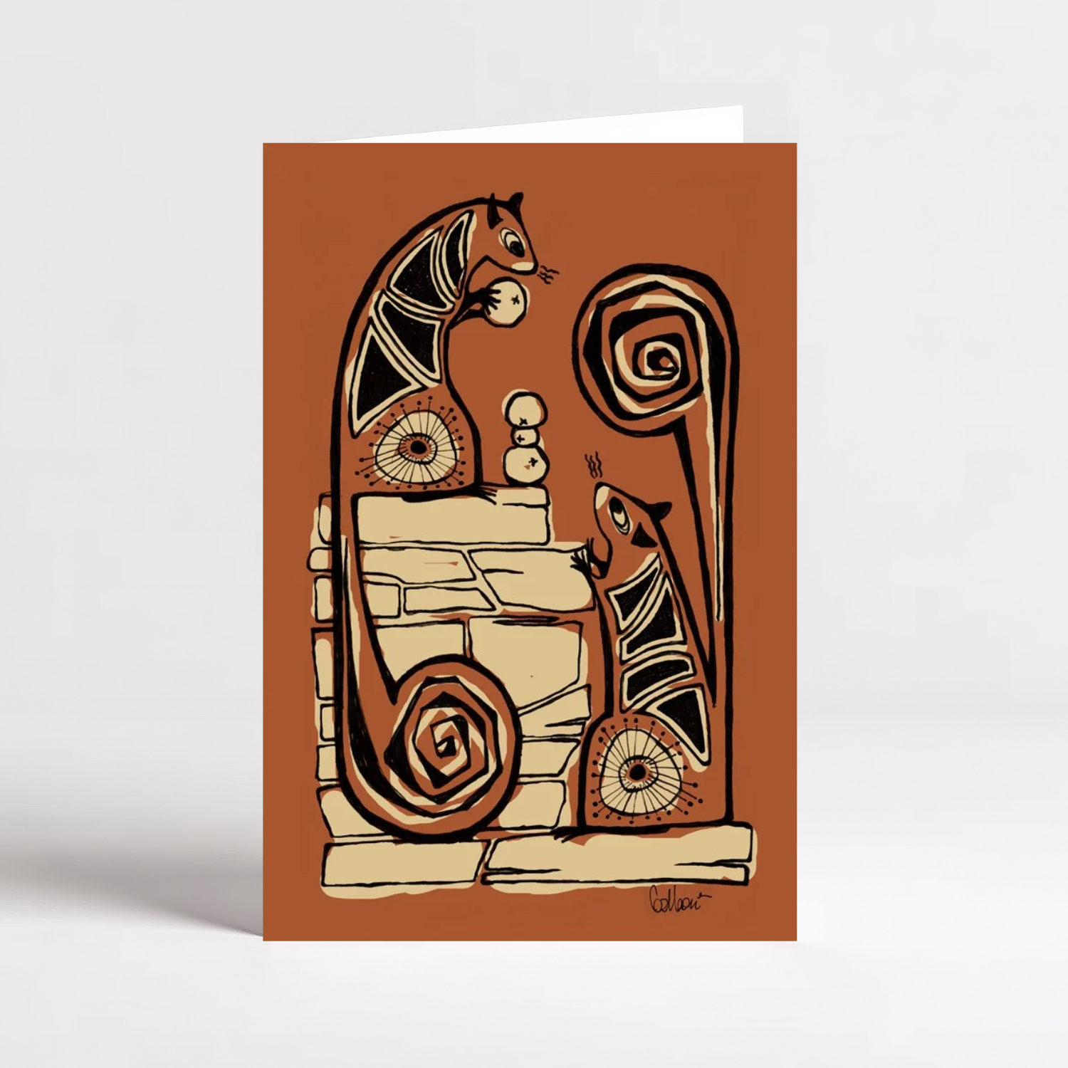 Squirrel Spirit Card