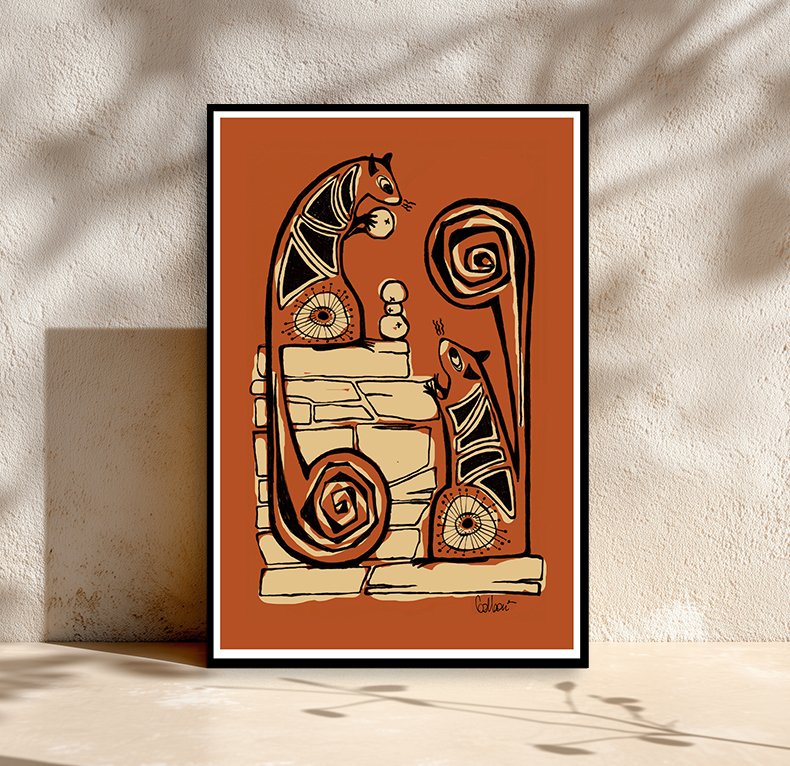 Squirrel Spirit Print