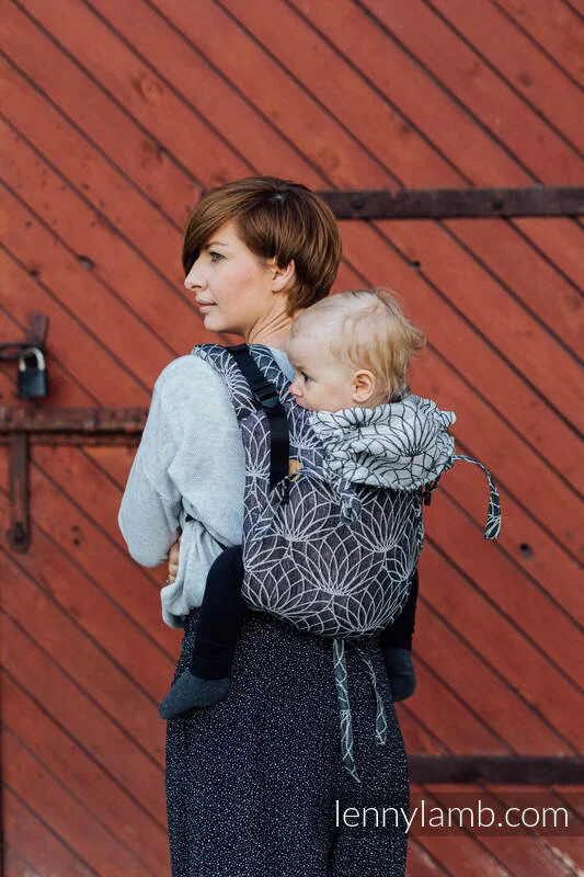 Lenny Lamb Onbuhimo - Lotus - black , 100% linen