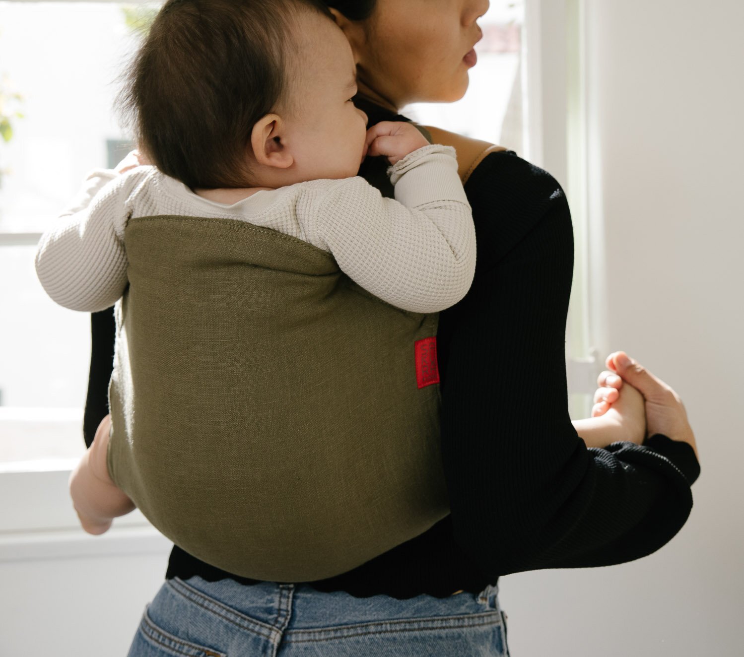 Make Baby Carrying Easier with Sakura Bloom's Classic Linen Ring Sling! -  Bellaboo