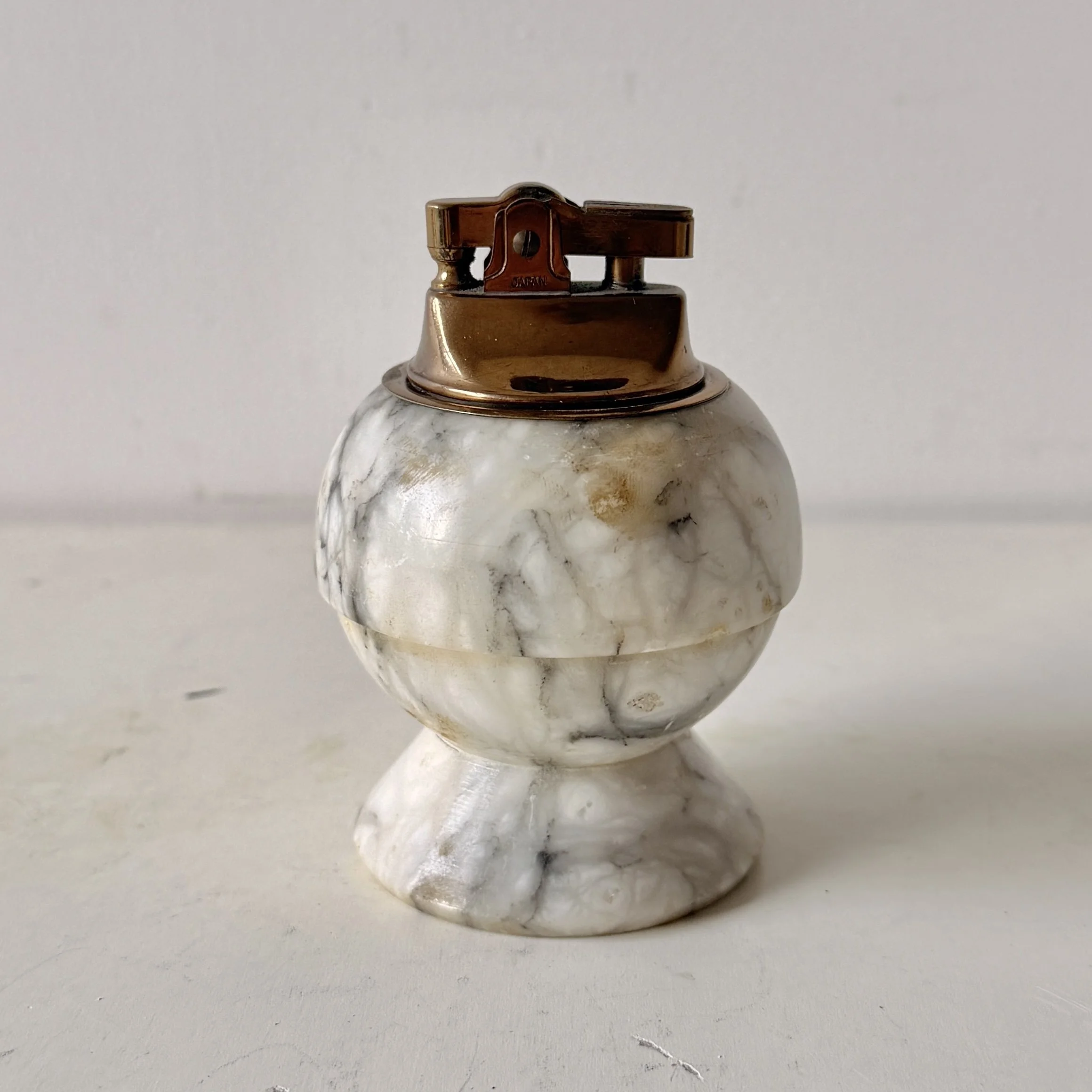 Vintage MCM Marble Table Lighter