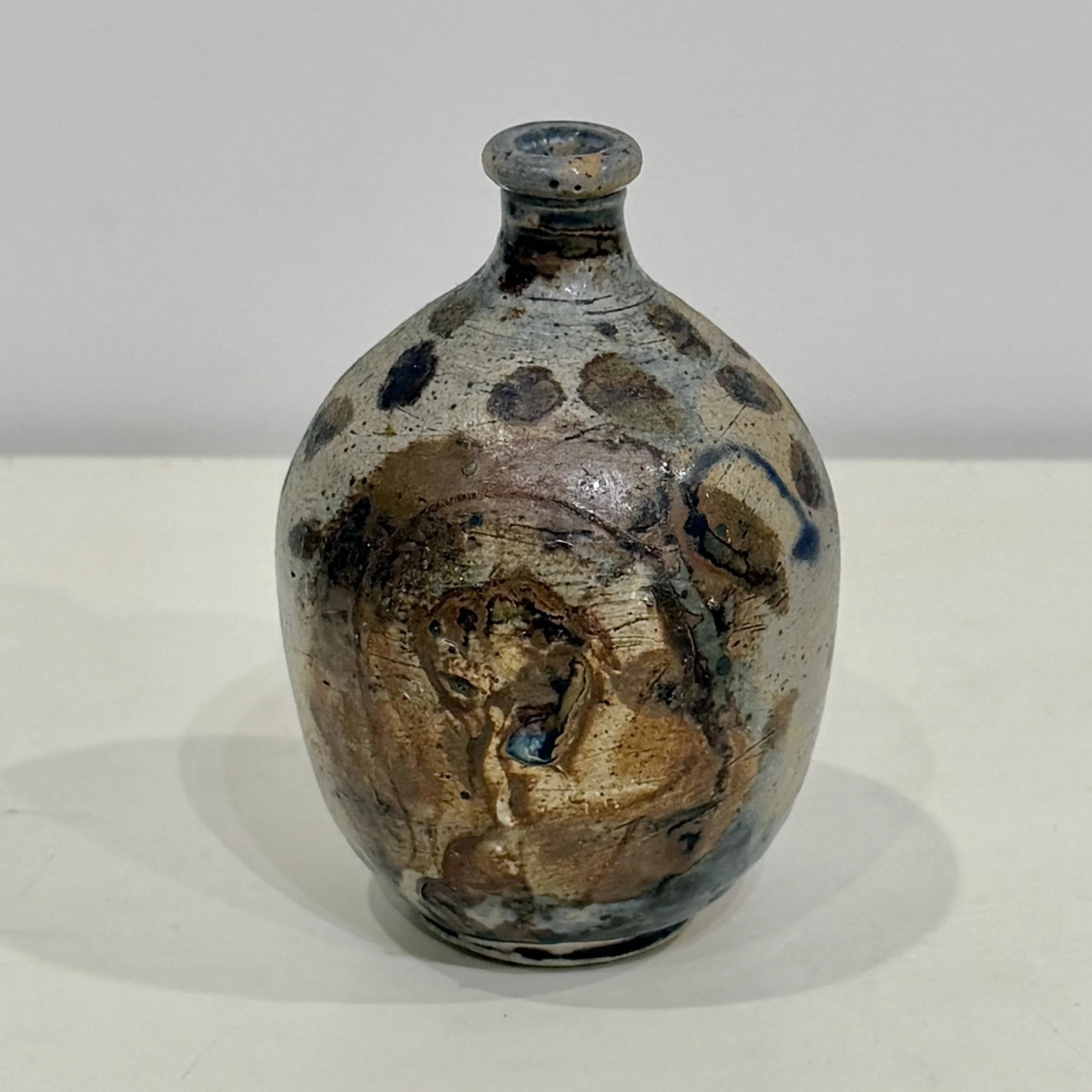 Studio Pottery Earthy Bud Vase