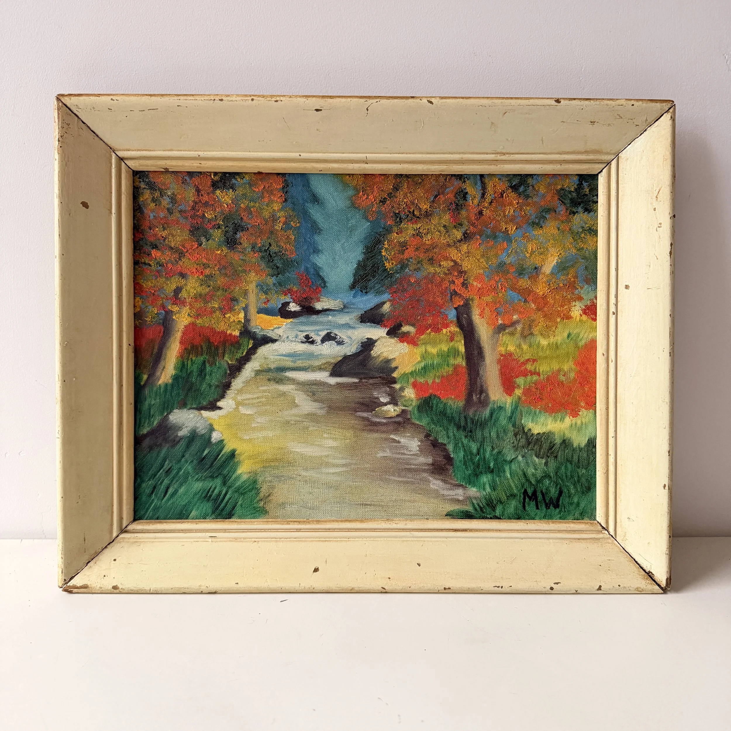 Original Autumn Serenity Landscape Painting