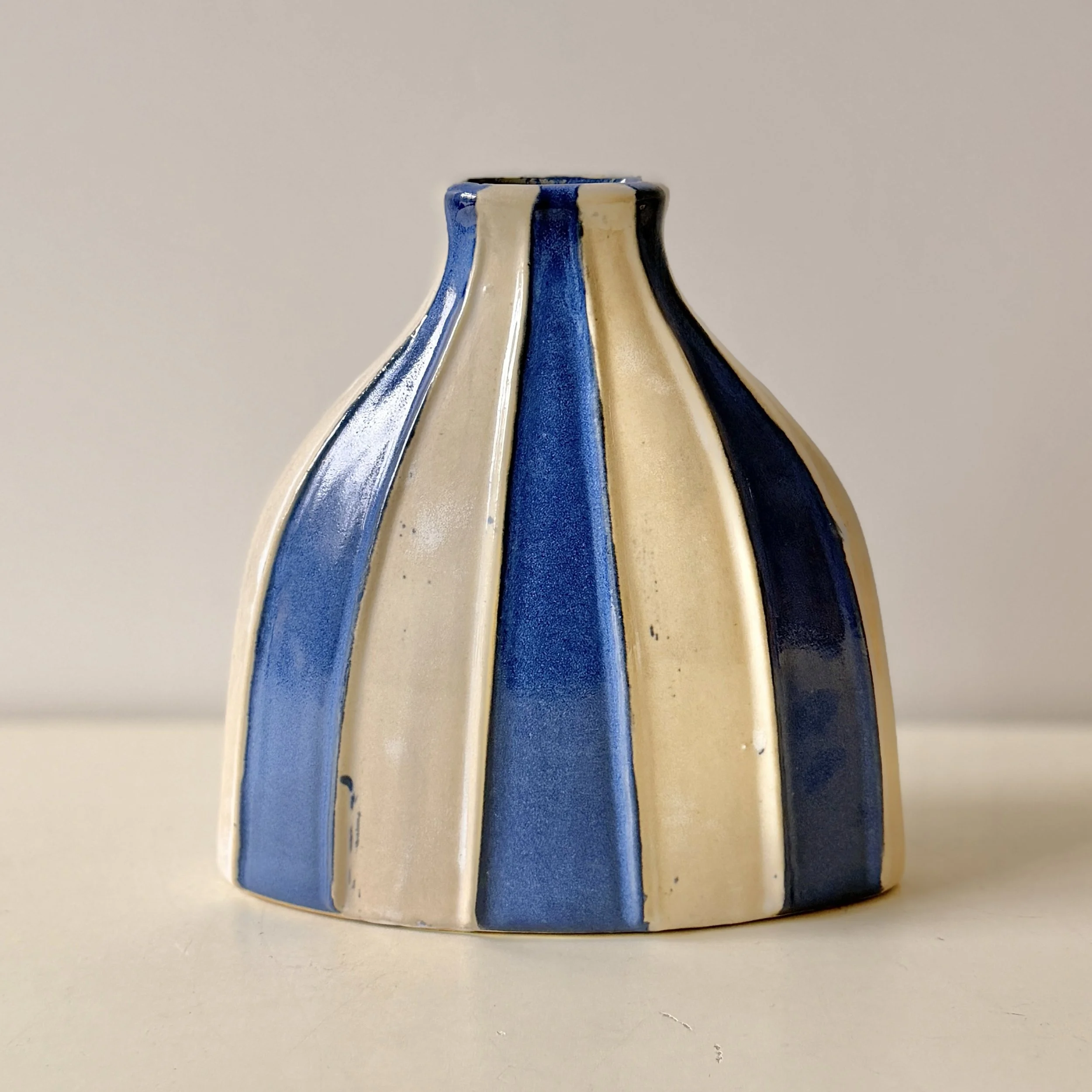 Studio Pottery Striped Vase