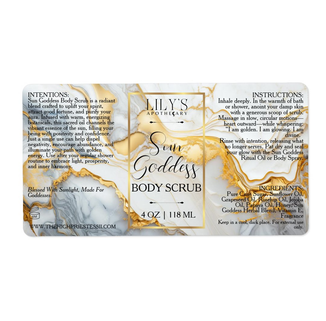 Sun Goddess Sugar Scrub