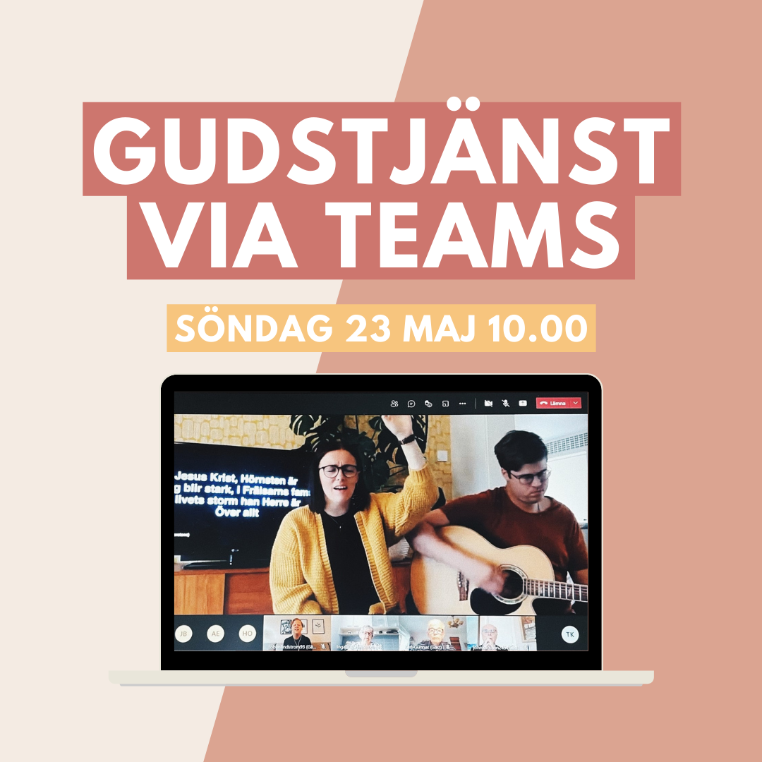 Gudstjänst via Teams 23/5