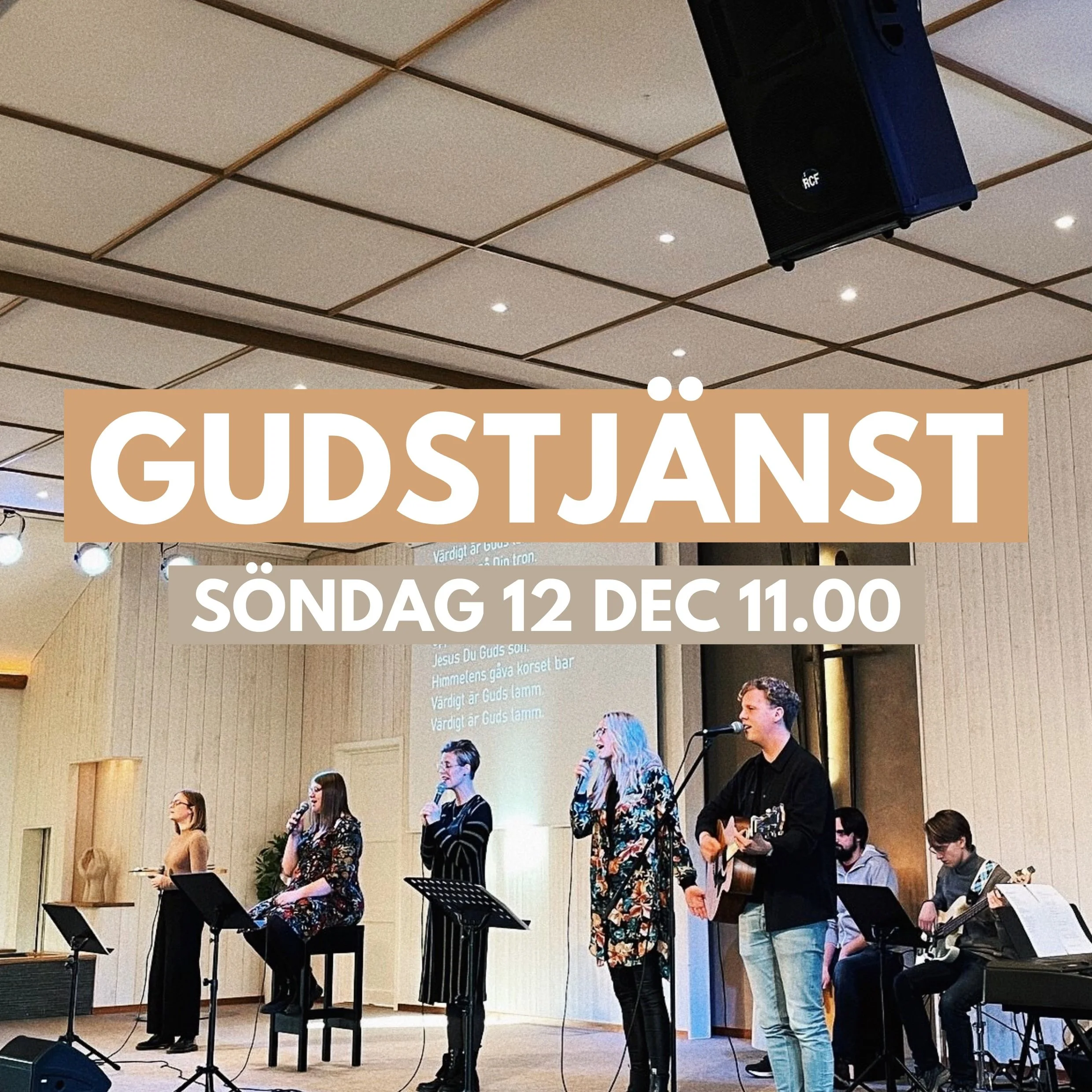 Gudstjänst Söndag 12/12 11.00