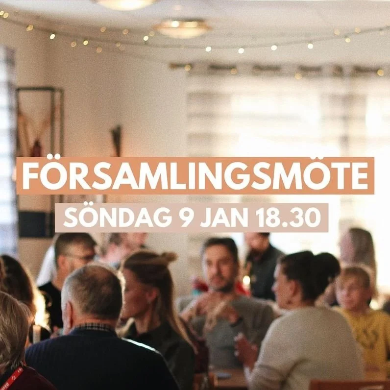 Församlingsmöte 9/1 18.30