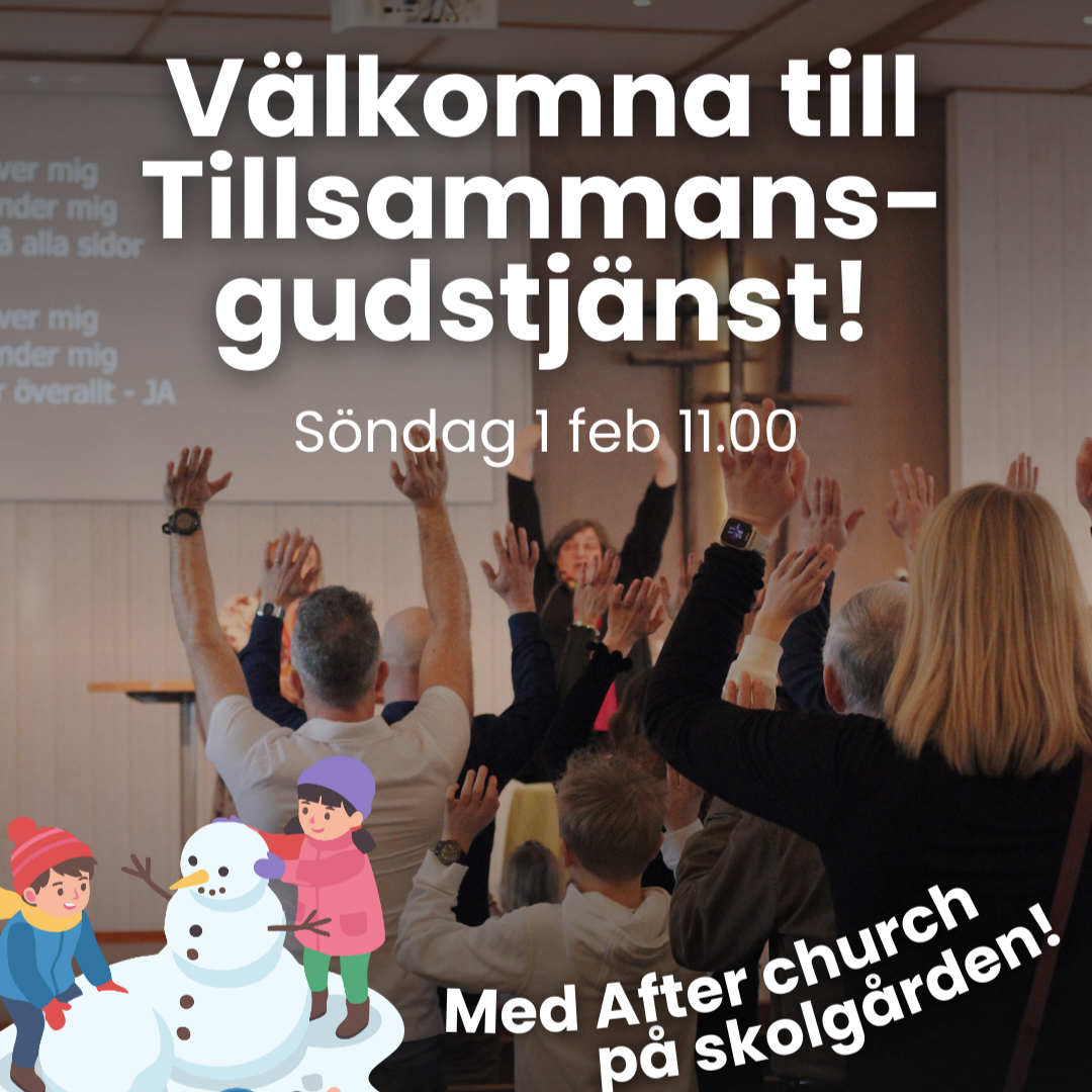 Tillsammansgudstjänst med After church på skolgården 1/2