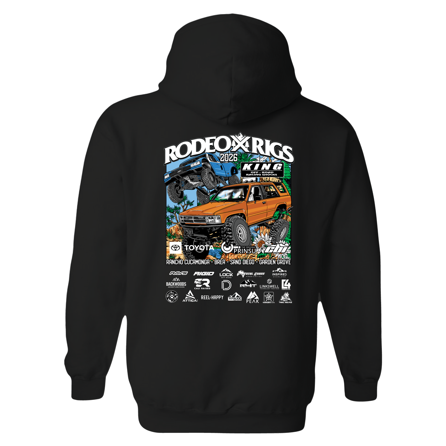 Rodeo X Rigs 2026 Tour Hoodie