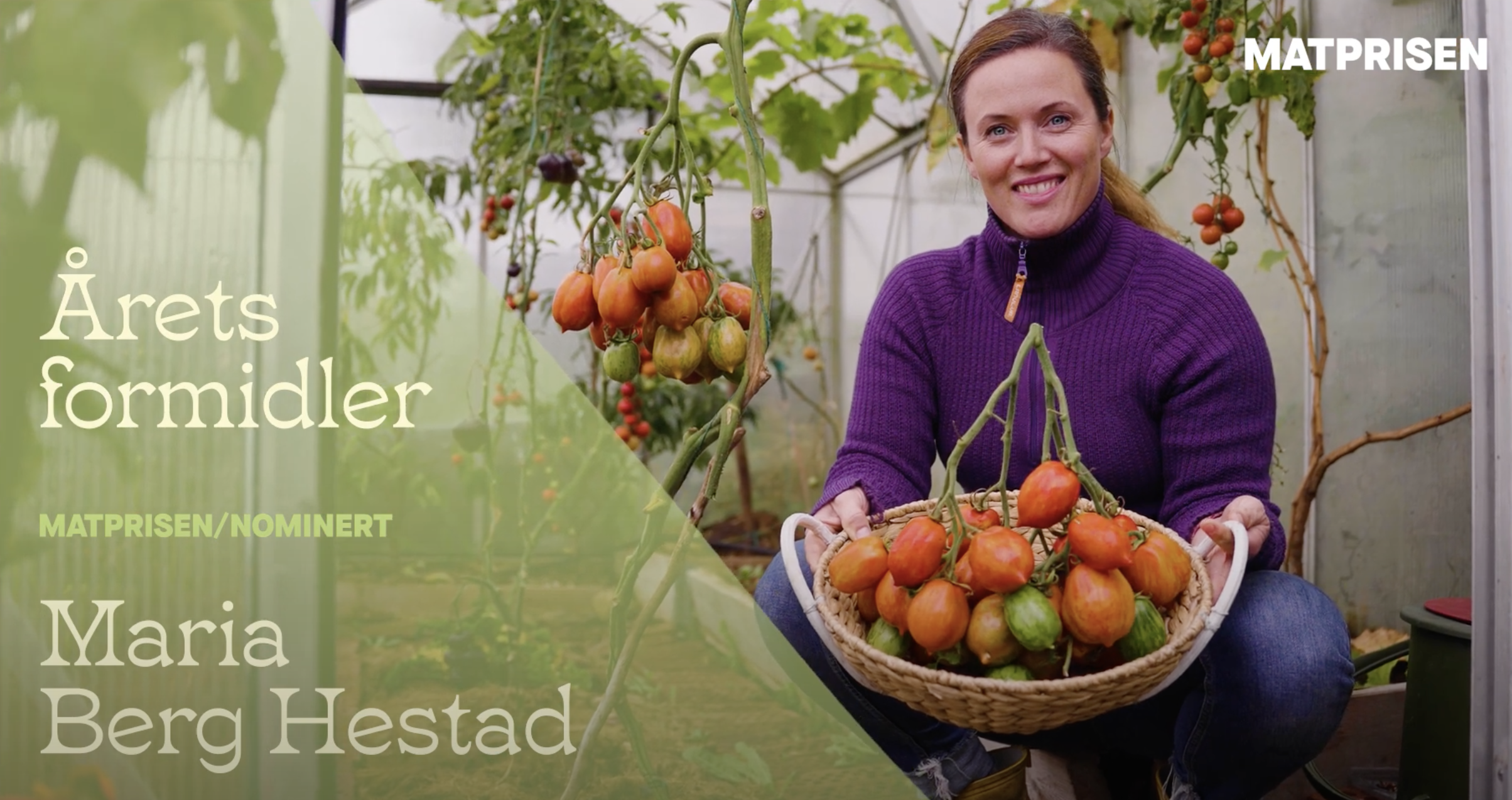Nominert til “årets formidler” 2021 av Matprisen