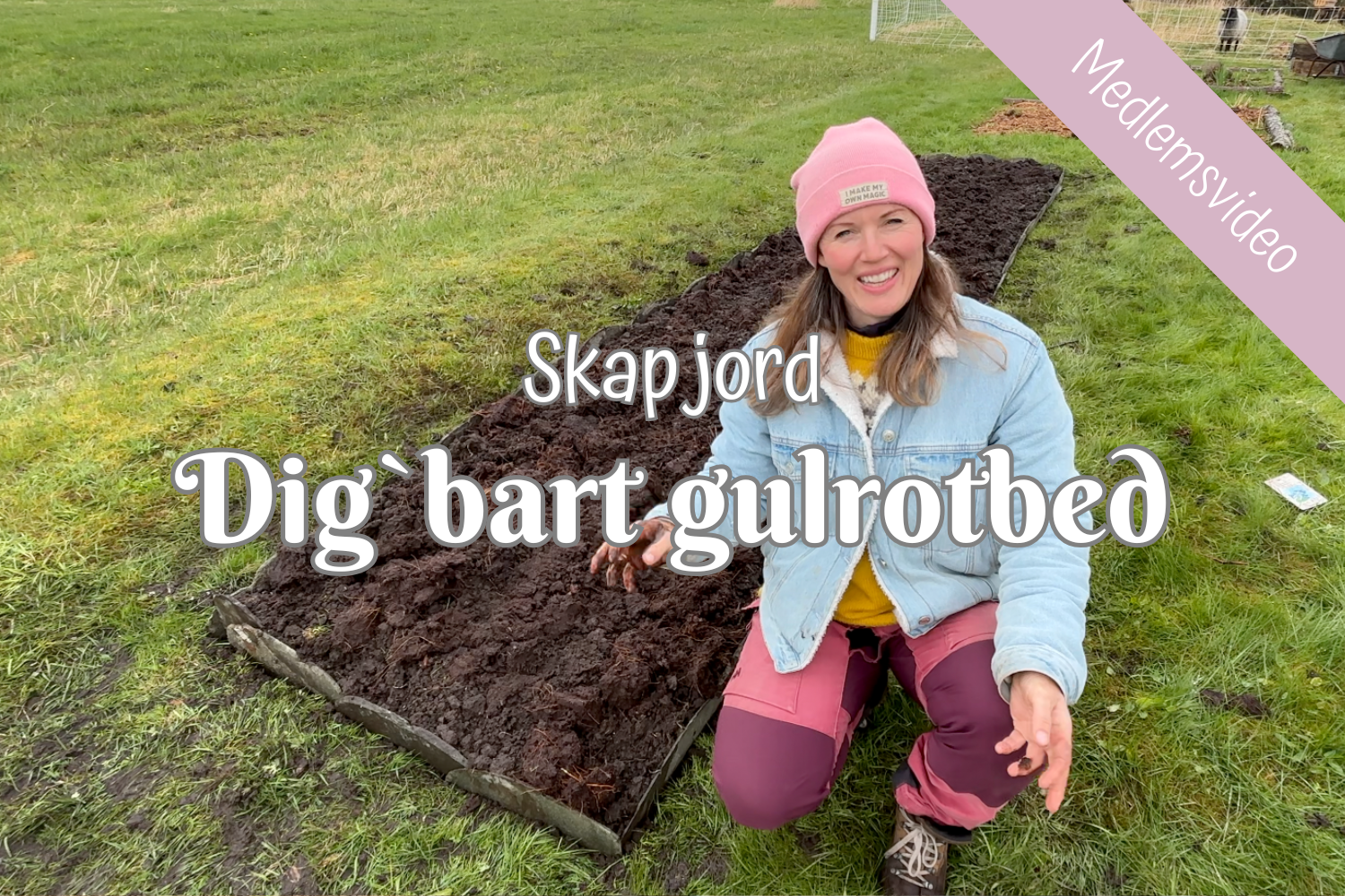Skap jord | Dig`bart gulrotbed