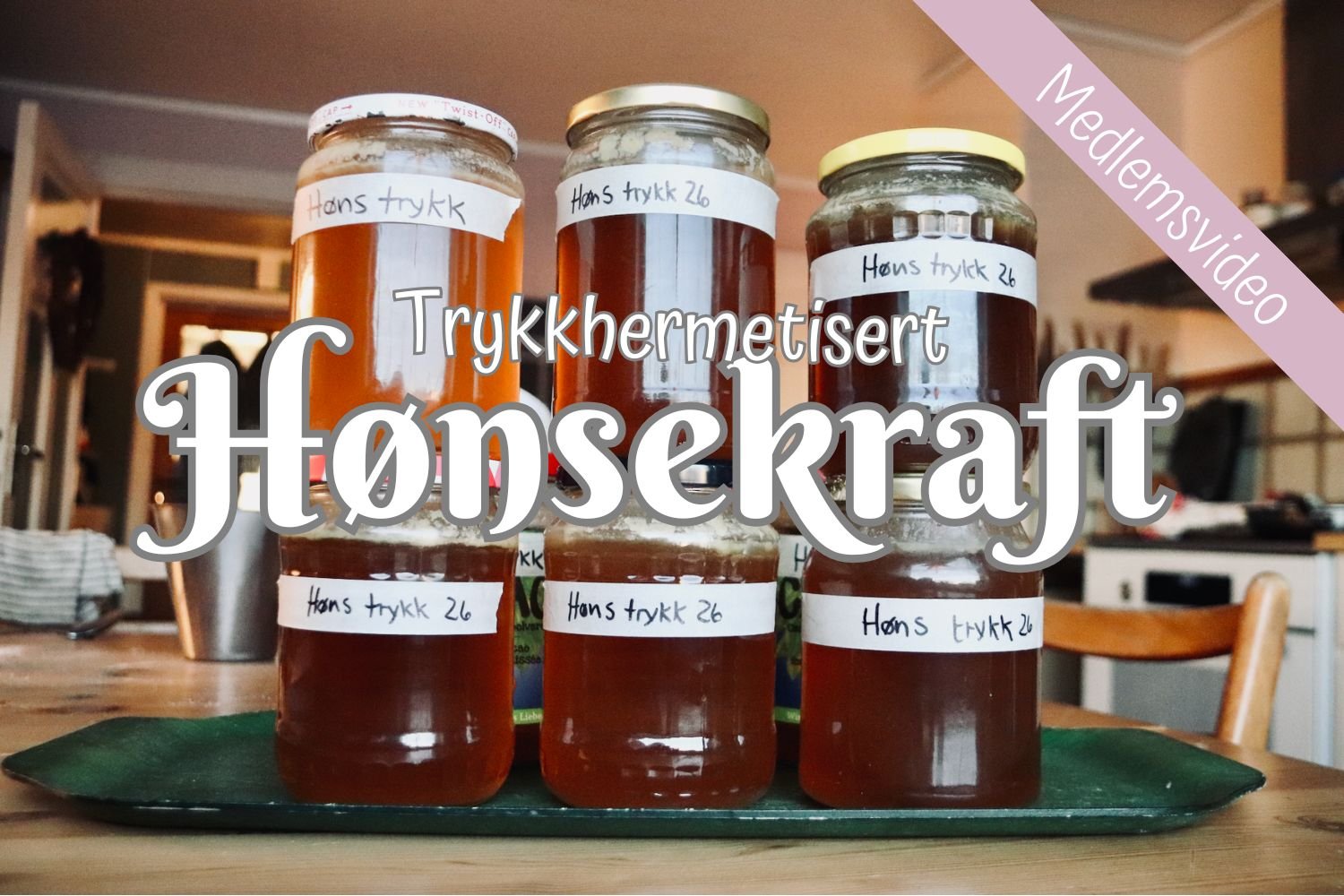 Lager kyllingkraft og trykkhermetiserer 