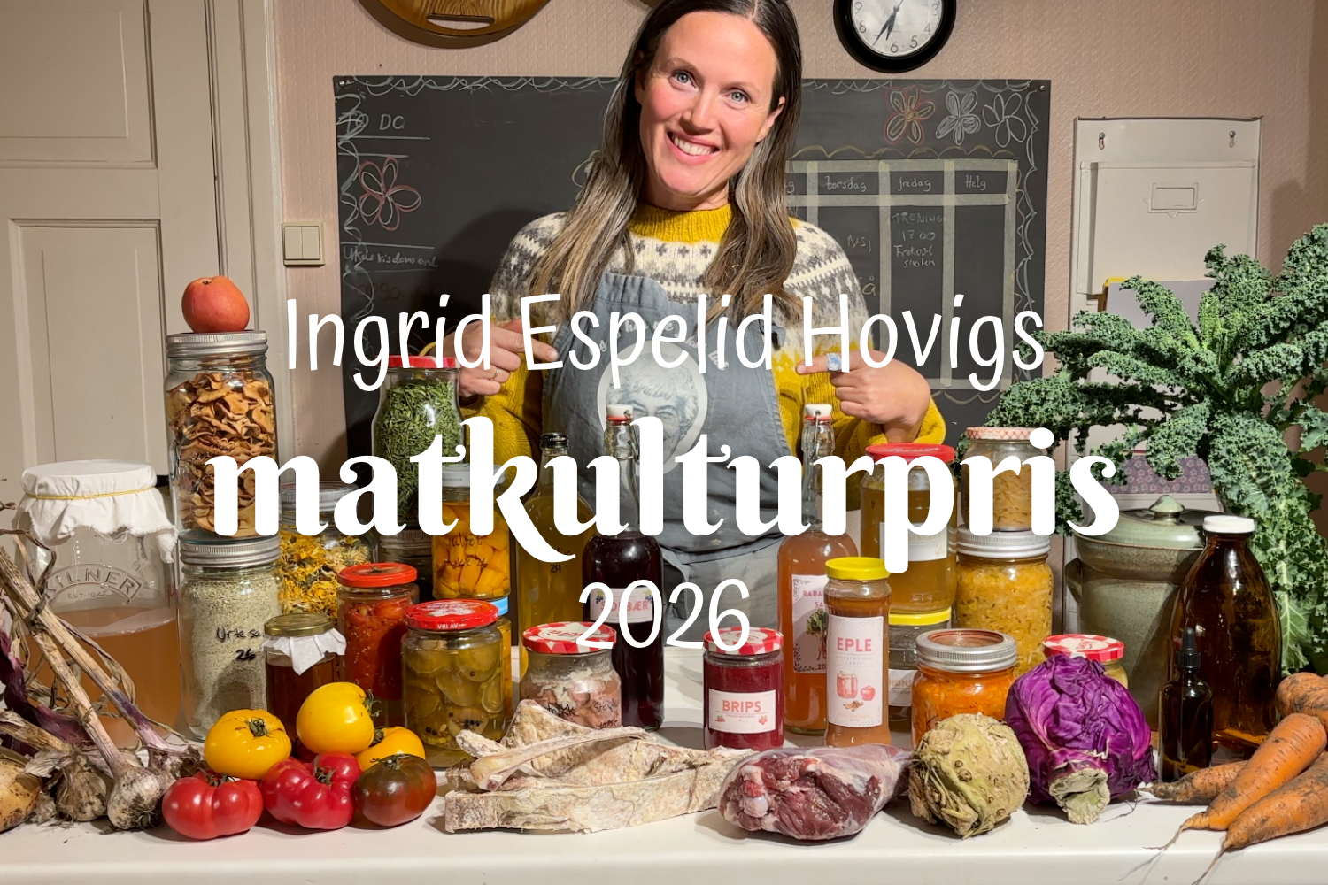 Jeg er nominert til Ingrid Espelid Hovigs Matkulturpris 2026! 🥹🌿