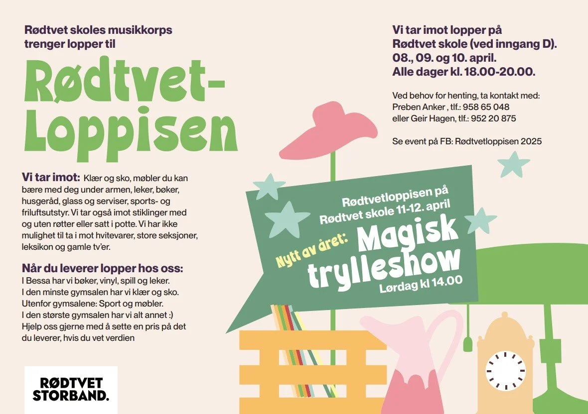 Rødtvet-Loppisen 🥼🧤👜