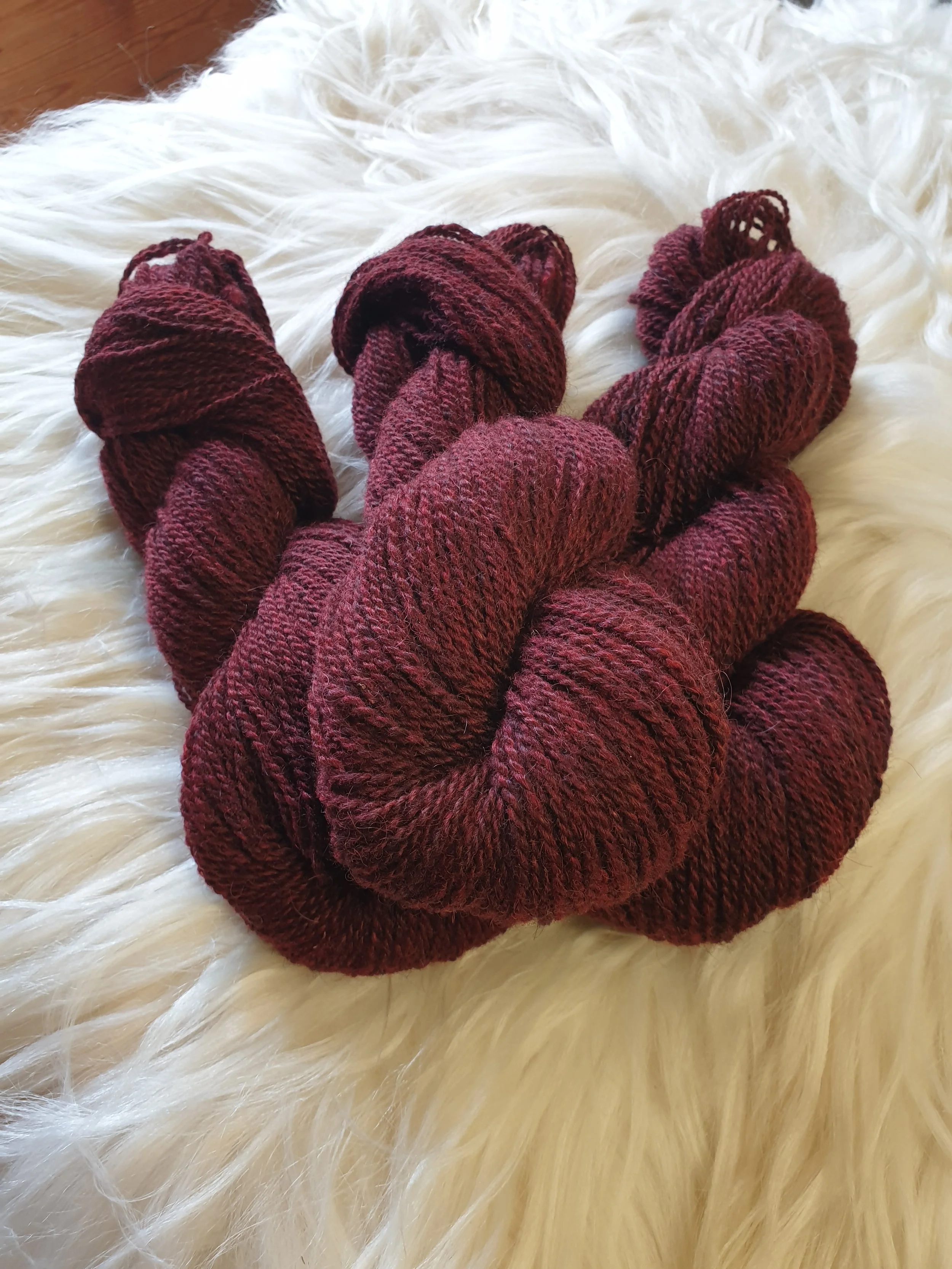 Tvåtrådigt stickgarn - Finull