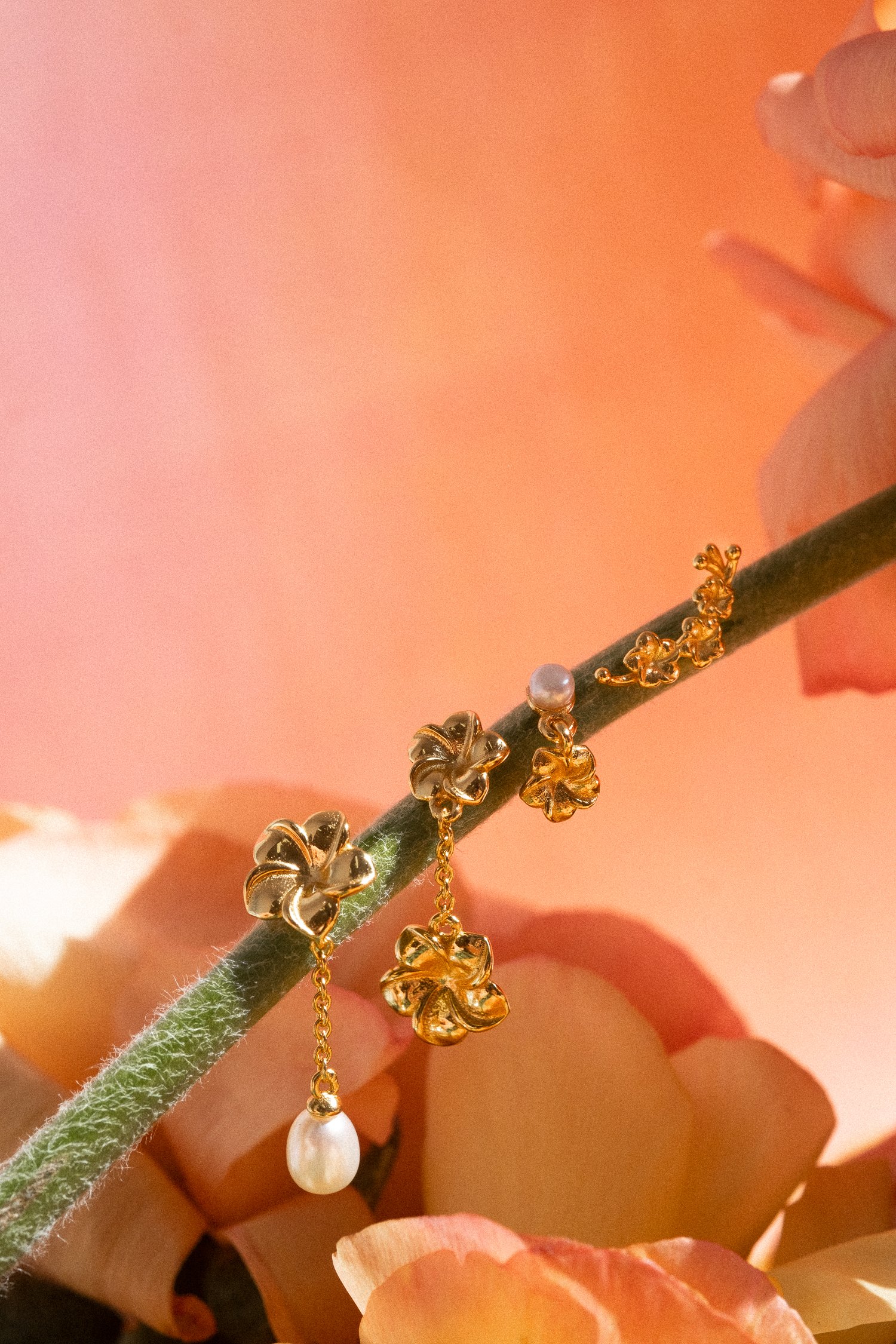 Hibiscus Flowers Earrings Set GF 2.JPEG