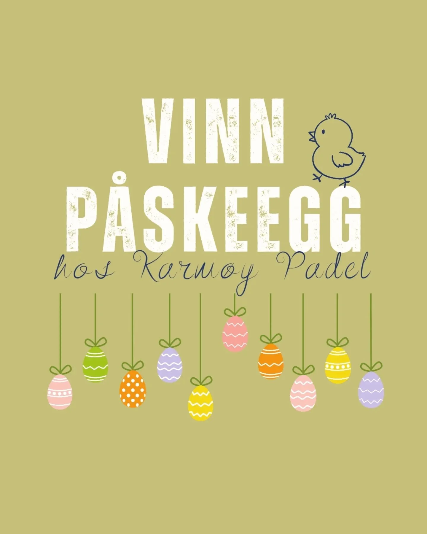 VINN P&Aring;SKEEGG 💛
Spiller du p&aring; Karm&oslash;y Padel i p&aring;sken er du med i trekningen av et p&aring;skeegg. 
Vi trekker en heldig vinner hver p&aring;skedag.

Om du er vinneren kontakter vi deg.

Vi &oslash;nsker hver og en av dere en 