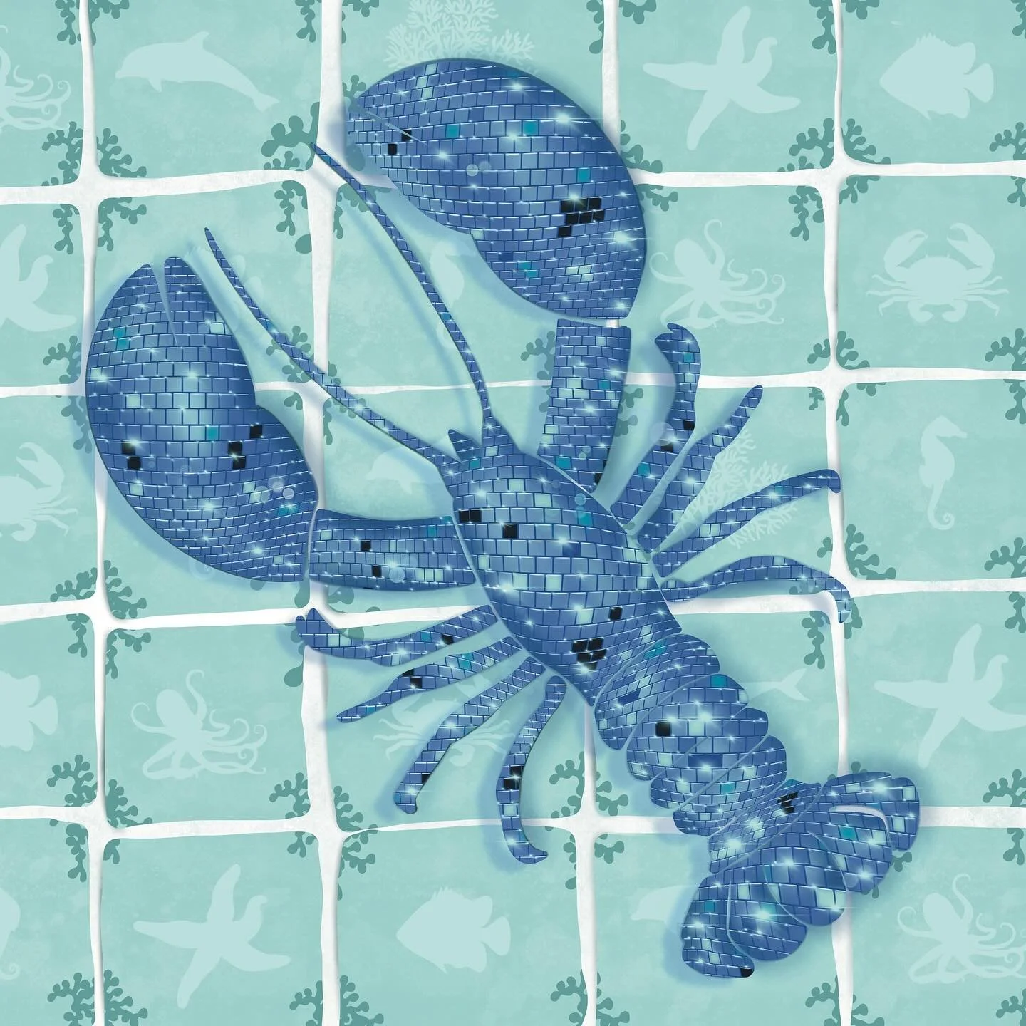 Disco Lobster! 🪩🩵💙🩵🪩 

(c) dicedelovely