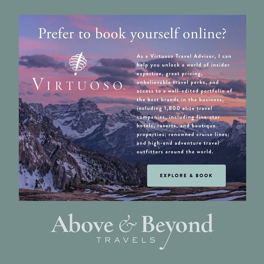 Do you like to browse online  for last minute getaways, weekend breaks or other short trips

Here is access to my VIP online hotel booking option↙️
Copy and paste the following link into your browser⏬
▶️https://www.virtuoso.com/advisor/jennyoneill/lu