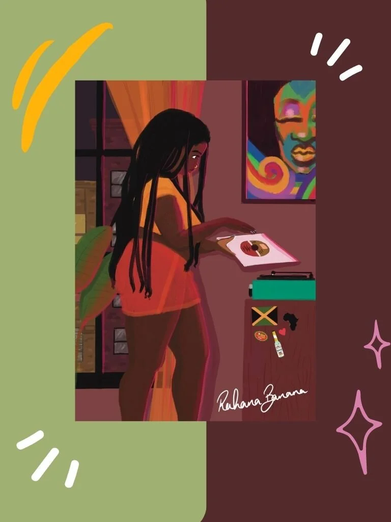 45's And Good Vibes A3 Print