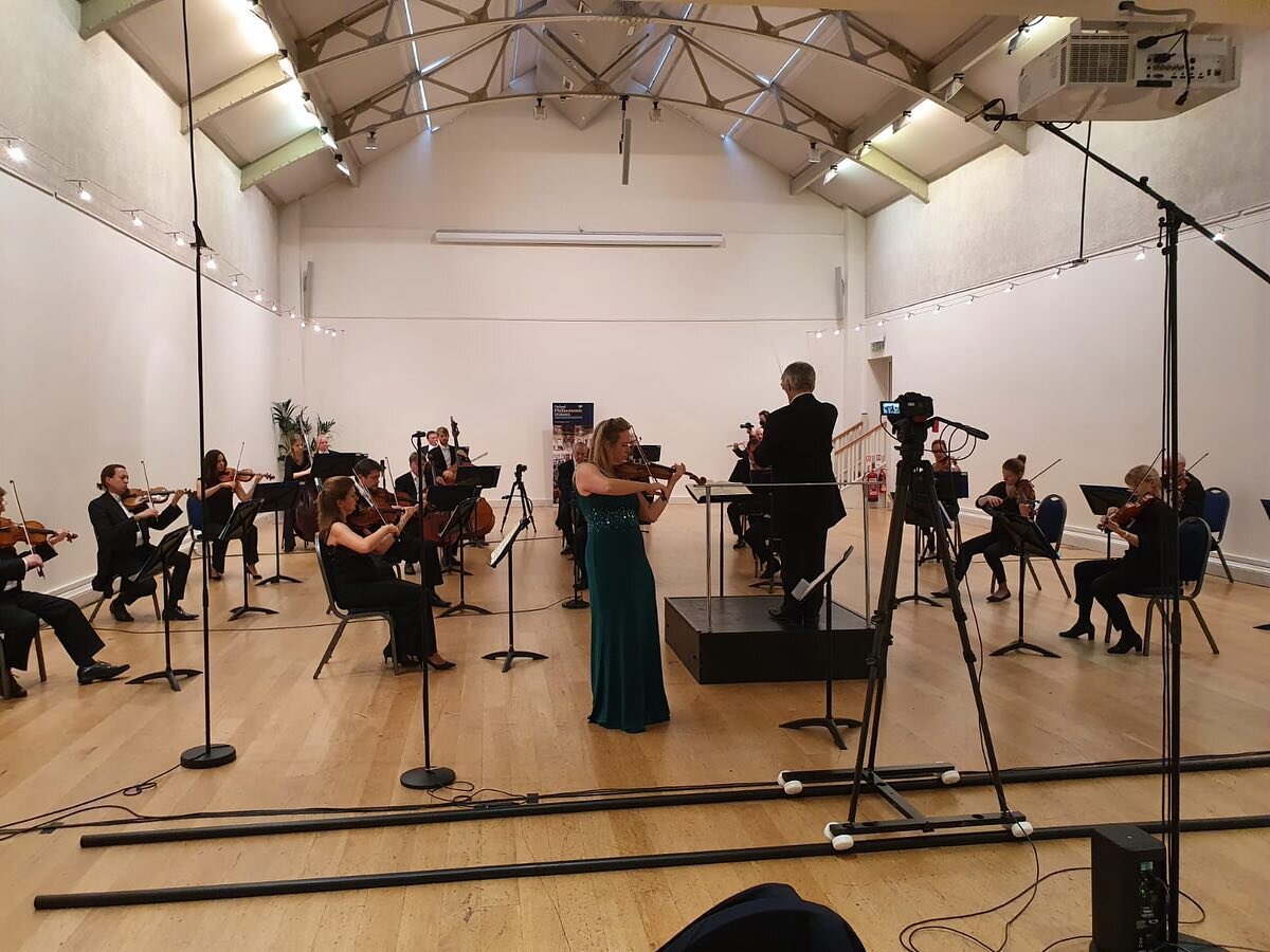 Recording the incredible Mozart Violin Concerto No.3. Inspirational to play music that words cannot come close to especially at this time... music is something greater than us that needs our commitment and to be heard more than ever  @appleandbiscuit