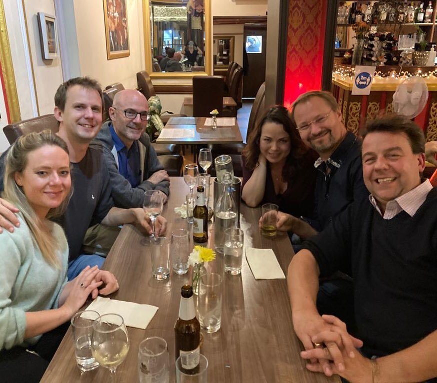 York Chamber Music Festival 2020 gang together post 1st concert #charlottescottviolin #yorkchambermusicfestival #thaifood #chambermusic #quartet #quintets #freeevening #welldesereveddrink #beethoven #violin