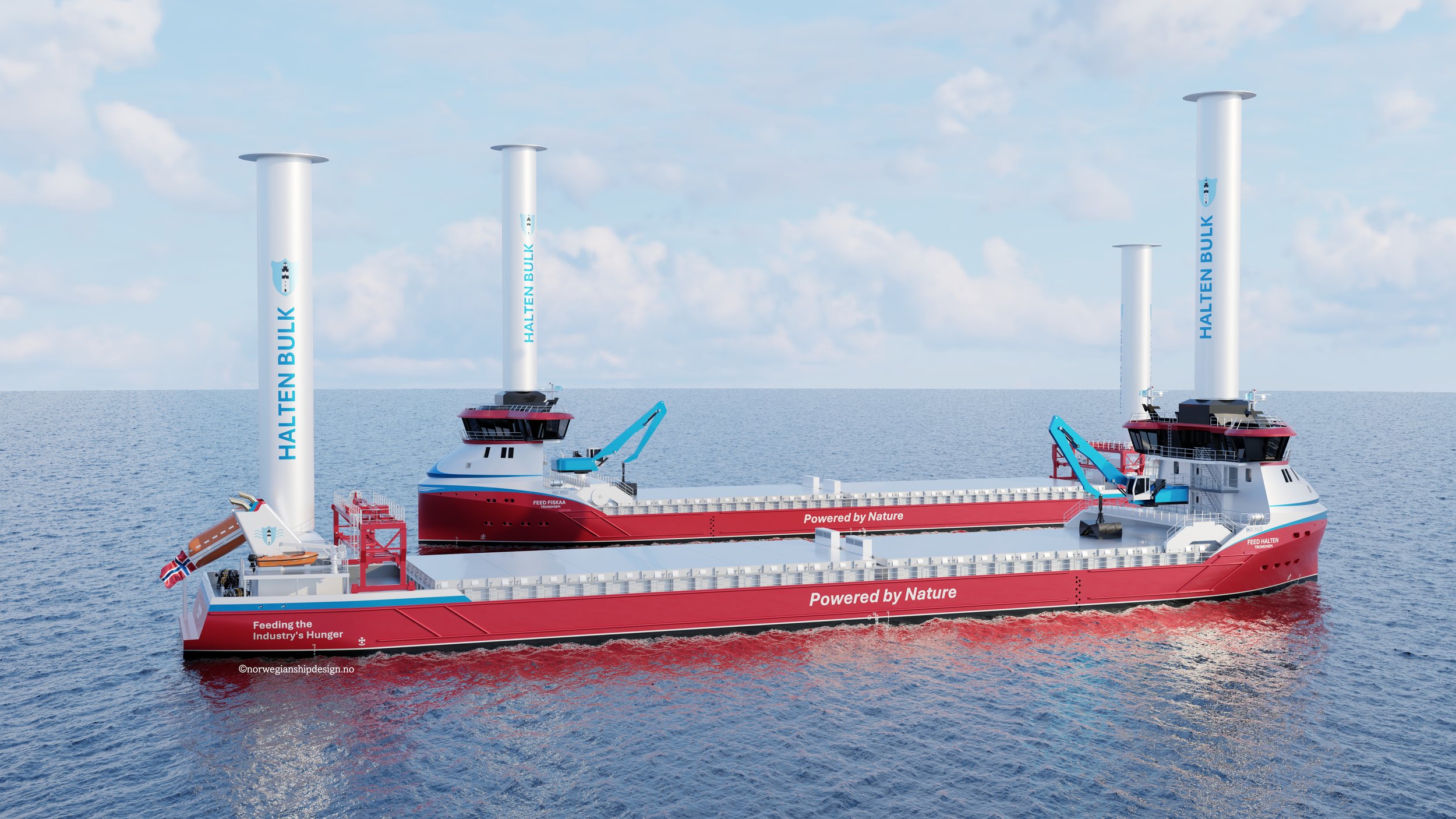 Halten Bulk Contracts 2+2 Bulk Carriers with rotor sails