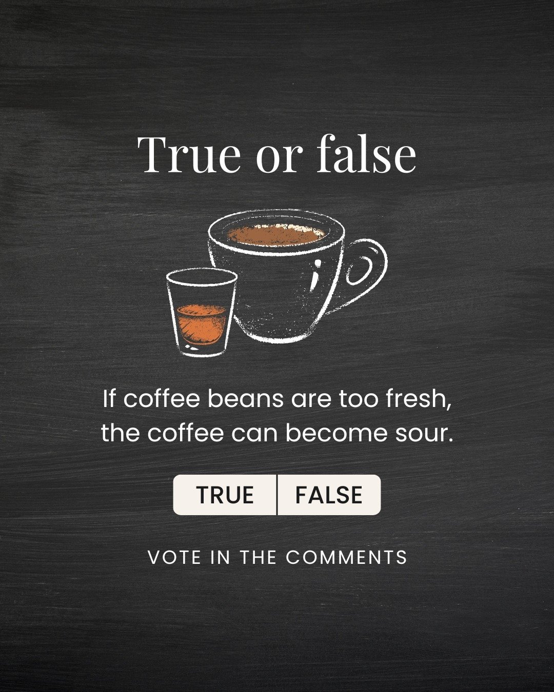 Is this true or false? Share what you think below ⤵️

.
.
.
#coffeeblogger #goodcoffee #coffeeshot #coffeeprops #coffeeoclock #coffeeholics #instacoffeelovers #coffeecoffeecoffee #lattegram #caffeineaddict #freshcoffee #coffeeofinstagram #coffeepeopl