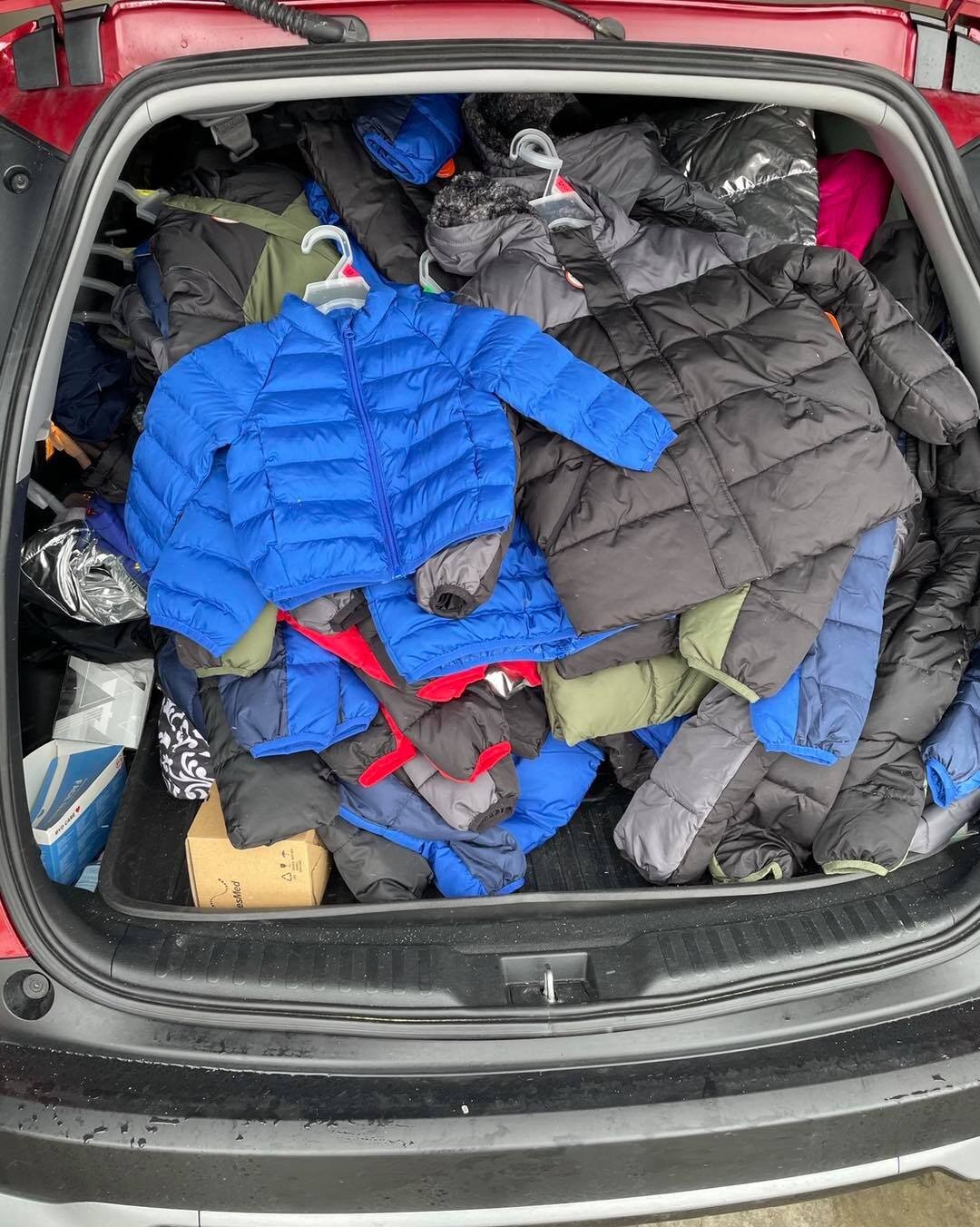 Wow! 🤩 Now that&rsquo;s a full trunk!

We are extending our heartfelt thanks to the Wasserman family for this very generous donation of a trunk full of brand new coats for our children. 

THANK YOU so much, your generosity is so deeply appreciated.