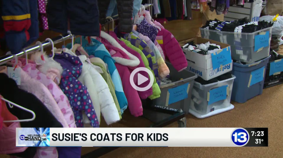 Susie’s Coats for Kids Gets a Helping Hand