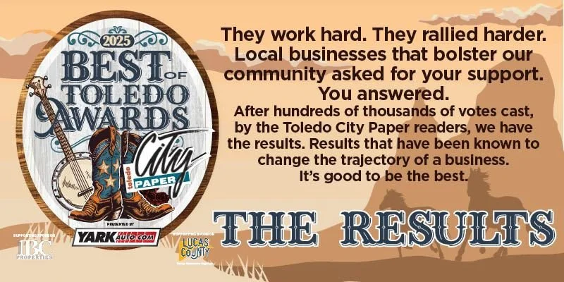Best of Toledo Awards banner that links to the results