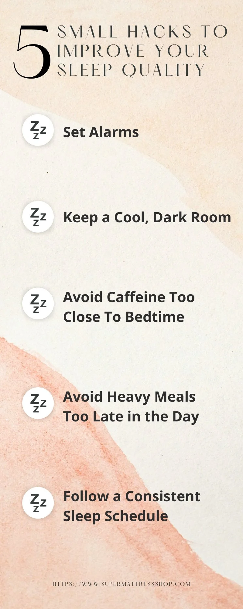5 Small Hacks To Improve Your Sleep Quality — Super Mattress Shop