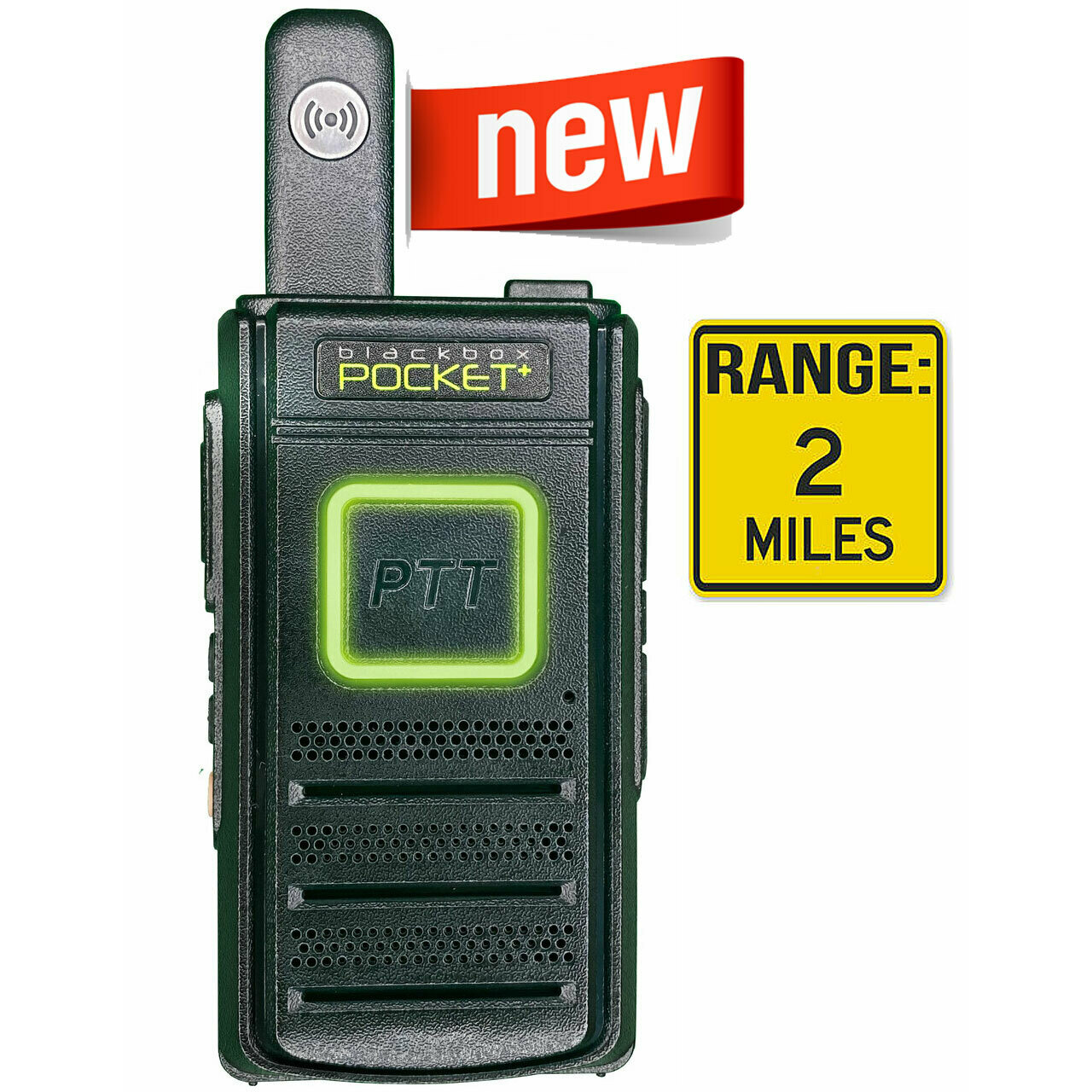 Pocket PLUS - Compact 16 channel UHF 2-Way Radio