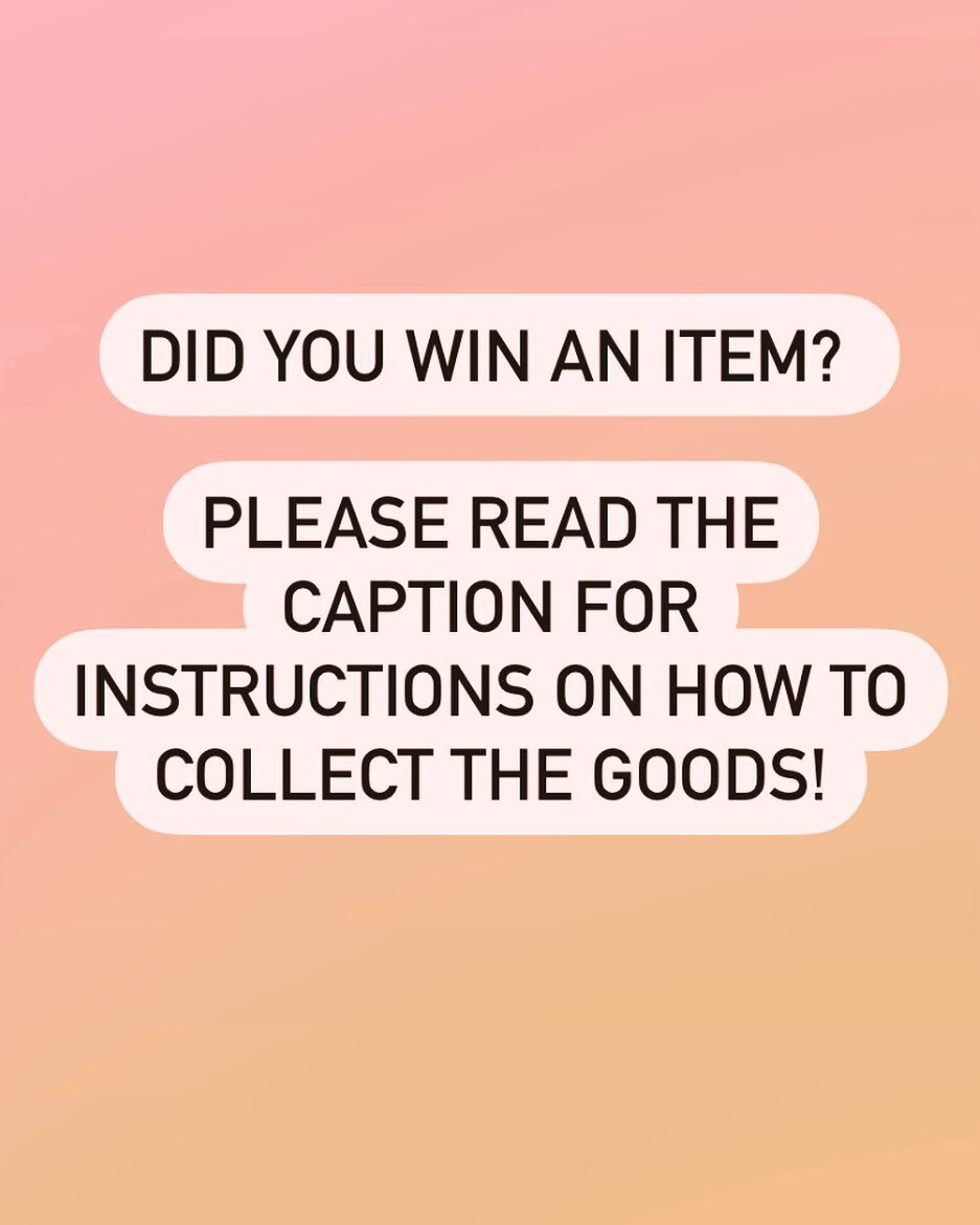 First of all, and from the bottom of our hearts: THANK YOU. 
We just about hit our goal. That&rsquo;s HUGE. 👏🏽👏🏽👏🏽

IF YOU WON AN ITEM: 
#1 Complete Your Purchase. It&rsquo;s not yours until you pay for it! 

#2 If the item is local, we will be